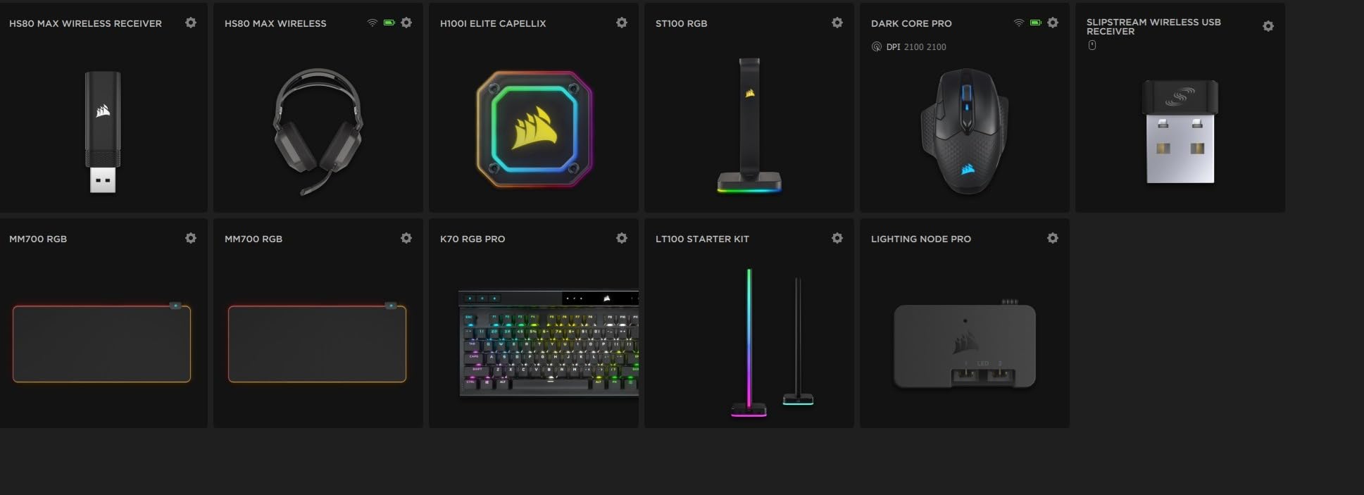 Corsair iCUE LC100 Case Accent Lighting Panels - Mini Triangle - 9X Tile Starter Kit (81 RGB LEDs with Light Diffusion, Simple Magnetic Attachment, iCUE Lighting Node PRO Included) customer photo 1