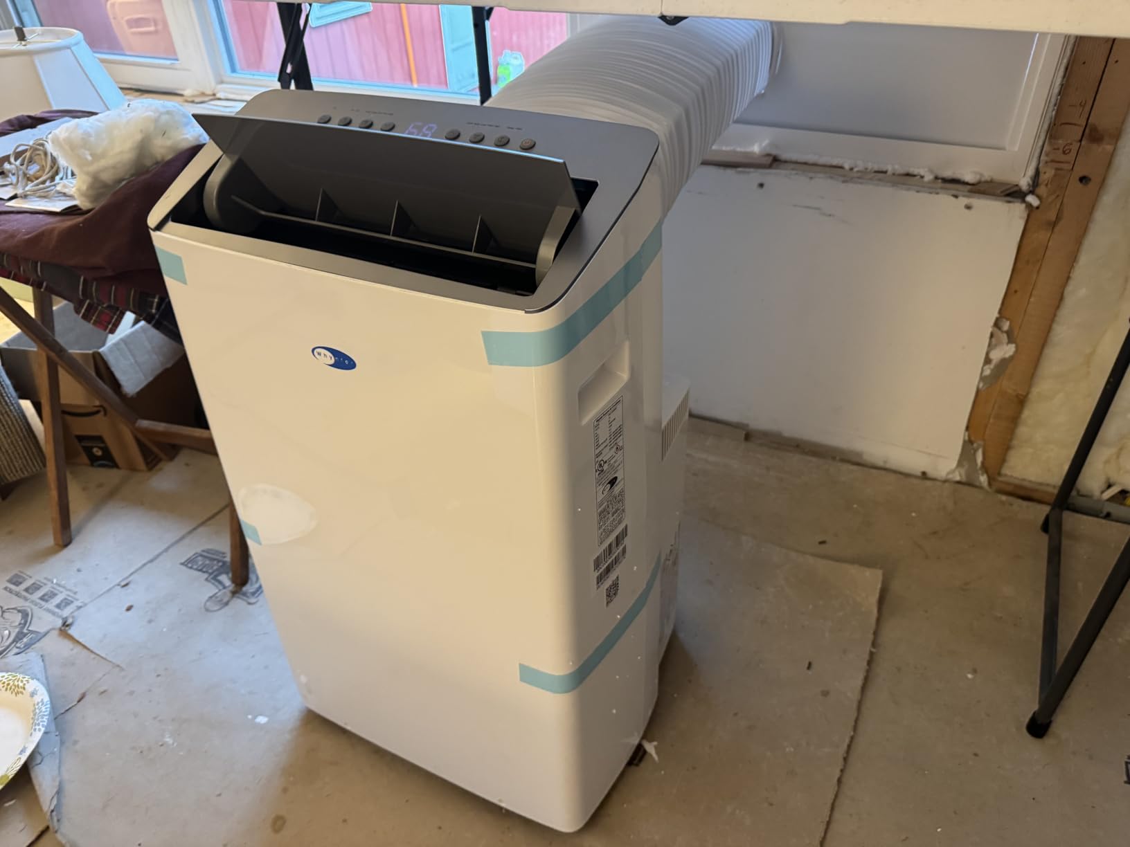 Whynter ARC-1230WN 14,000 BTU (12,000 BTU SACC) NEX Inverter Dual Hose Cooling Portable Air Conditioner, Dehumidifier, and Fan with Smart Wi-Fi, Up to 600 sq ft customer photo 1