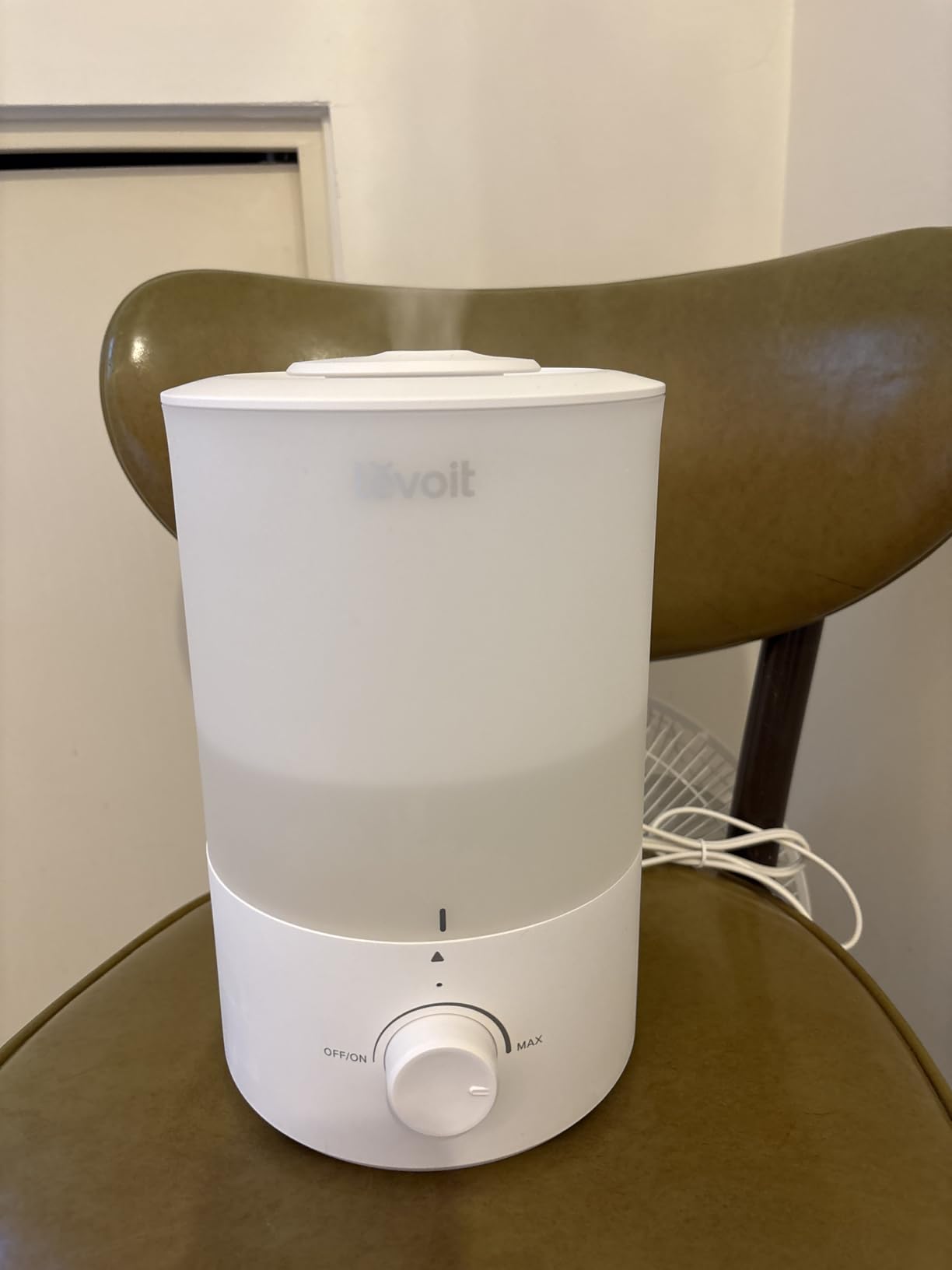 LEVOIT - Humidifiers for Bedroom - Quiet (3L Water Tank) - Cool Mist/Top Fill/Essential Oil Diffuser/25Watt - Home/Large Room - 360deg Nozzle - Rapid Ultrasonic Humidification for Baby Nursery/Plant customer photo 2