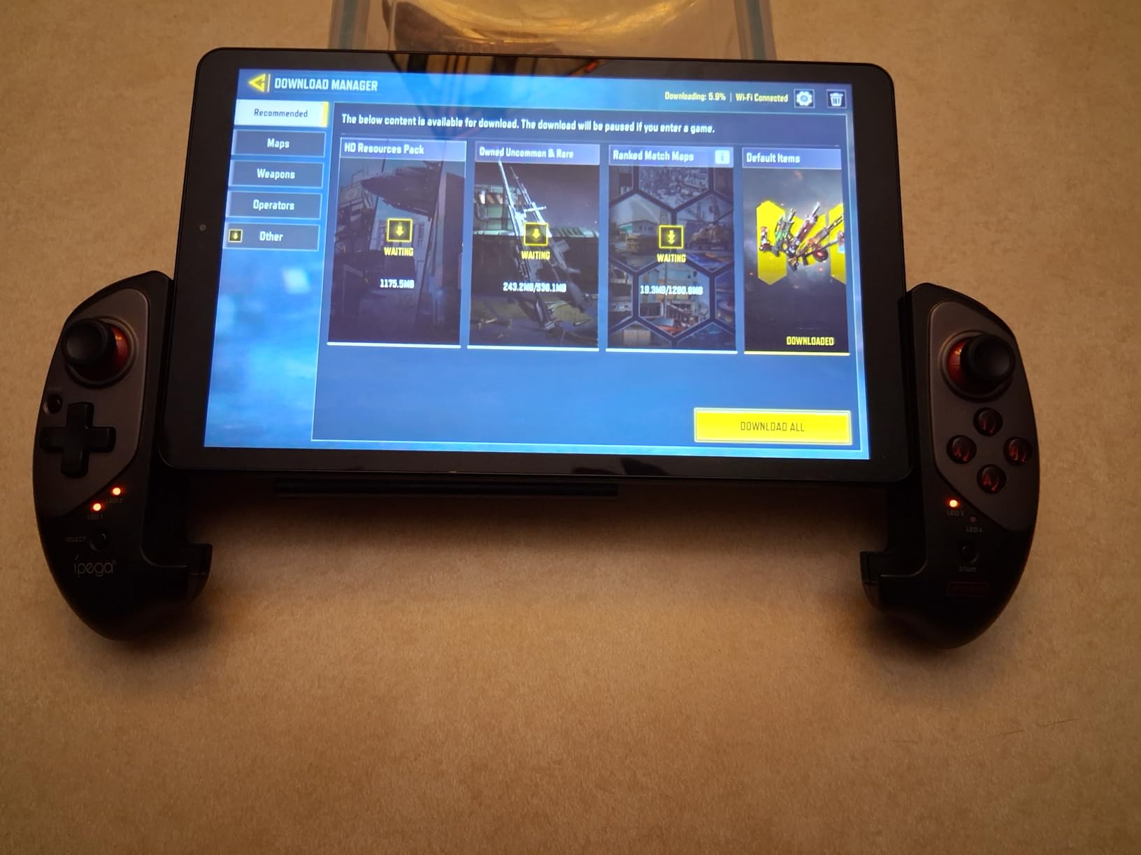 arVin Gaming Controller for iPad/iPad Mini/iPad Air, iPhone 15/14/13/12, iOS, Tablet Android Gamepad for Samsung Galaxy Tab, HUAWEI MatePad, Yoga Tab[within 5-11 inch] PC Game Joystick for COD, Steam customer photo 1
