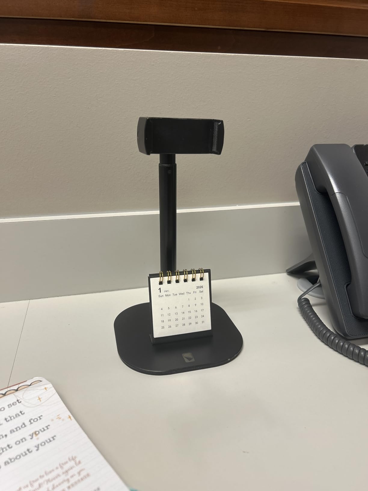 COOPER ChatStand, Adjustable Cell Phone Stand for Desk, Phone Stand for Recording, iPhone Holder for Filming, Small iPhone Tripod, Soporte para Celular, Fits Samsung, Android, (Night Black) customer photo 2
