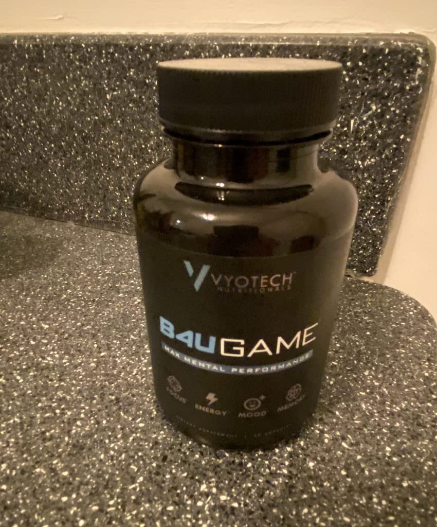 B4UGAME Brain Booster Supplement | Max Mental Performance | Nootropic for Focus, Clarity, Memory, Mood, Energy & Concentration | DMAE, L-Tyrosine, Alpha-GPC, S7® Blend | 3rd Party Tested | 60 Capsules customer photo 1