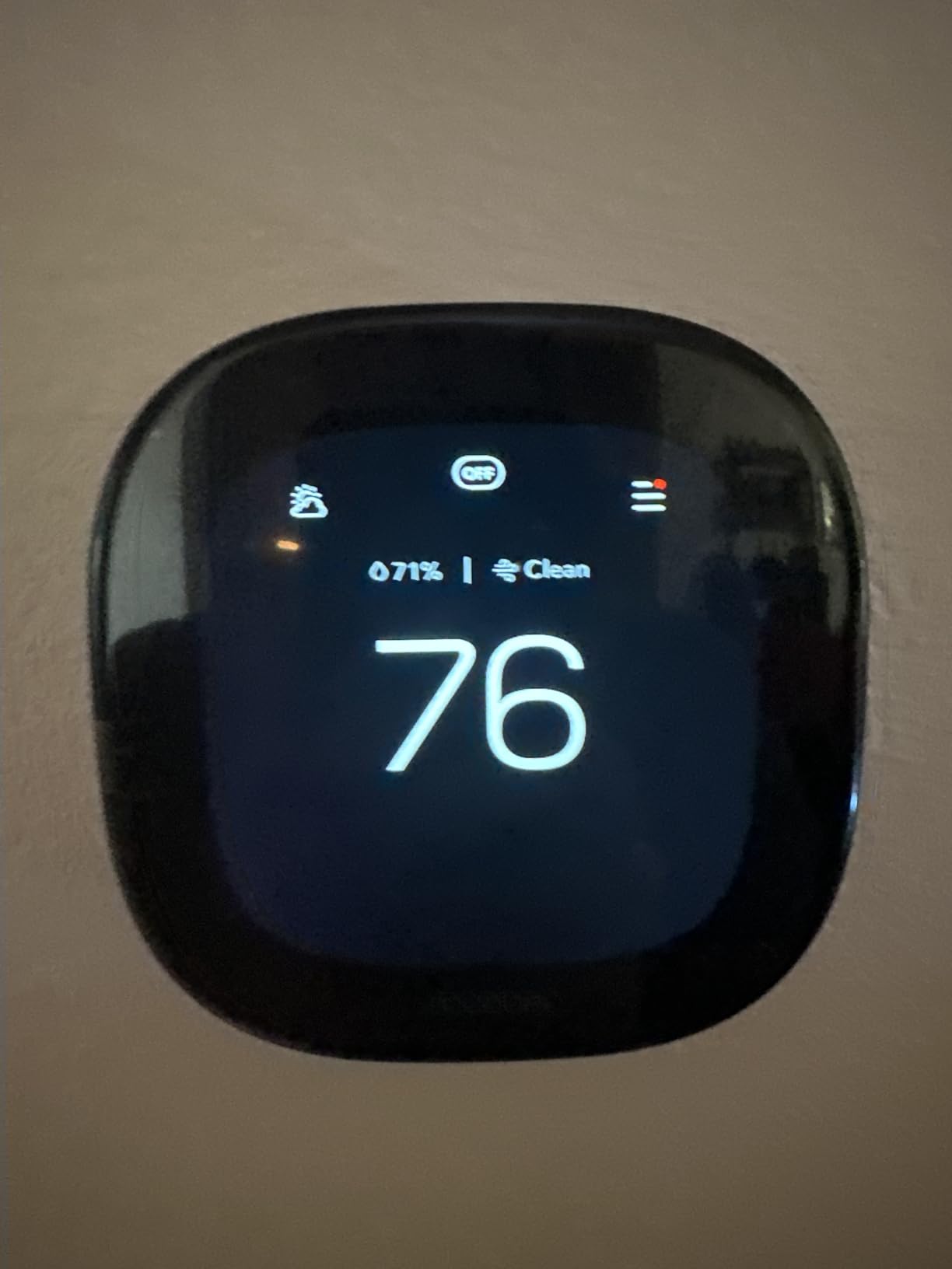 ecobee Smart Thermostat Premium with Smart Sensor and Air Quality Monitor - Programmable Wifi Thermostat - Works with Siri, Alexa, Google Assistant, Black customer photo 2