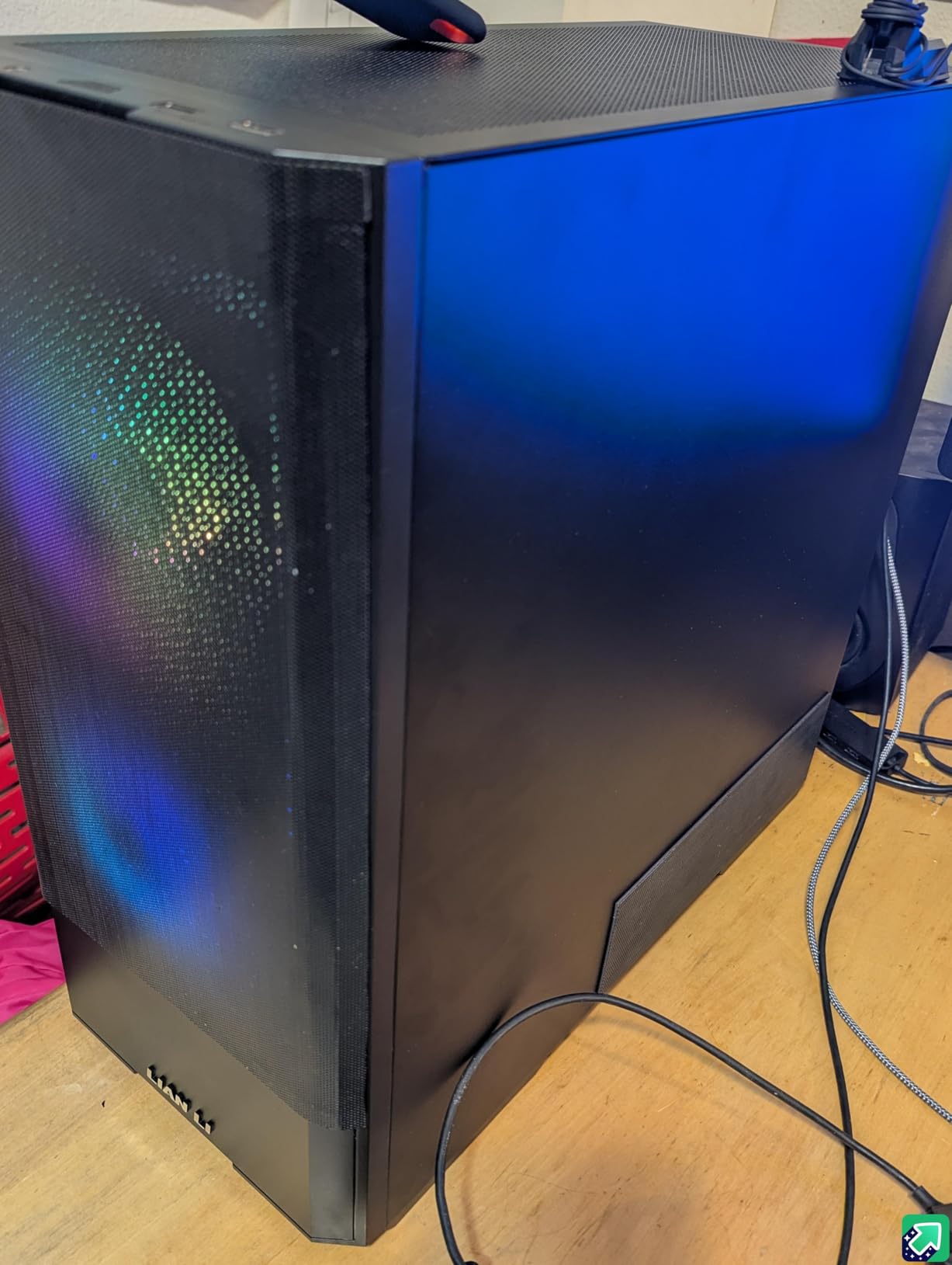 400x300mm DIY PC Case Dust Mesh Filter, 2Pack PVC Dustproof Mesh Filter Cover with Magnetic Strip for Computer PC Case customer photo 2