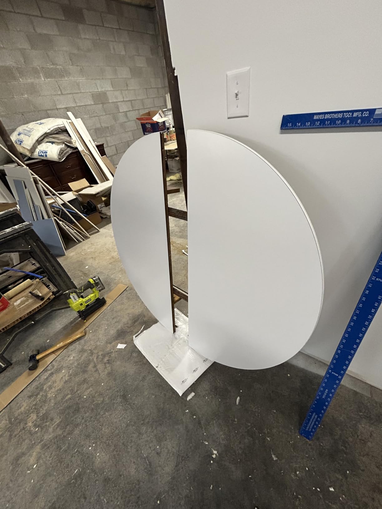 Edge Supply White 1-1/2 inch x 100 Ft T Molding - Durable Plastic Polyethylene T Trim for DIY, Table or Arcade Machine Trim - Roll of Plastic T Molding Trim customer photo 1