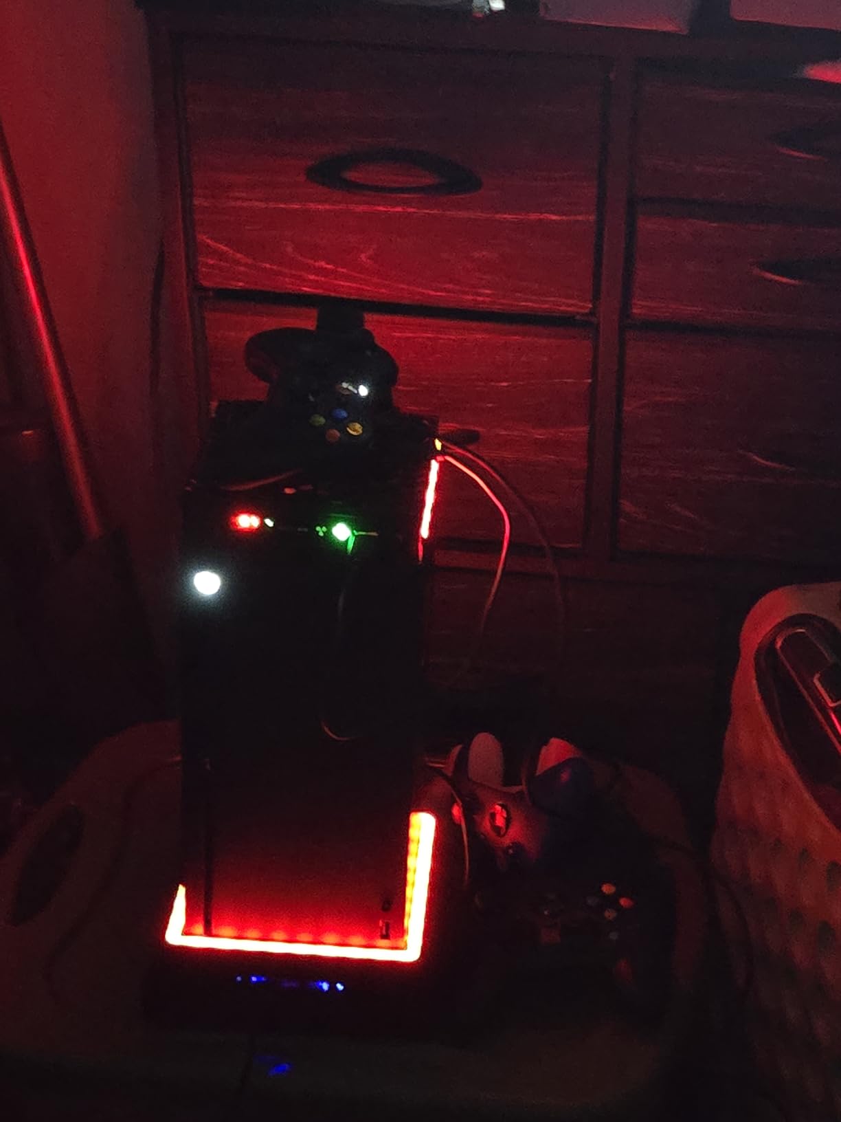 Cooling Fan for Xbox Series X Mviioe Xbox Series X Cooling Stand with LED Indicator, Extra Big Turbo Fan, USB 2.0 Ports, Dust Cover Filters (Only Compatible with Xbox Series x) customer photo 1