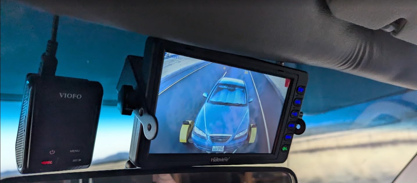 BT7 RV Backup Camera Wireless FHD 1080P DVR Rearview Full-Color Night Vision Cam and 7