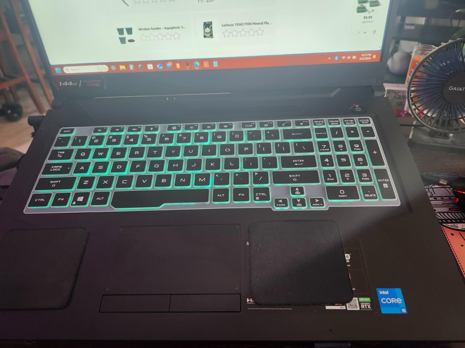 Keyboard Cover for ASUS TUF Gaming F15 FX506LH / TUF Gaming A15 TUF506IU-ES74 TUF506IV-AS76 FA506IH-AS53, ASUS TUF-F17 A17 TUF706IU FX706LI-ES53 RS53 FX706HC FX706HE Laptop Keyboard Skin, Black customer photo 2