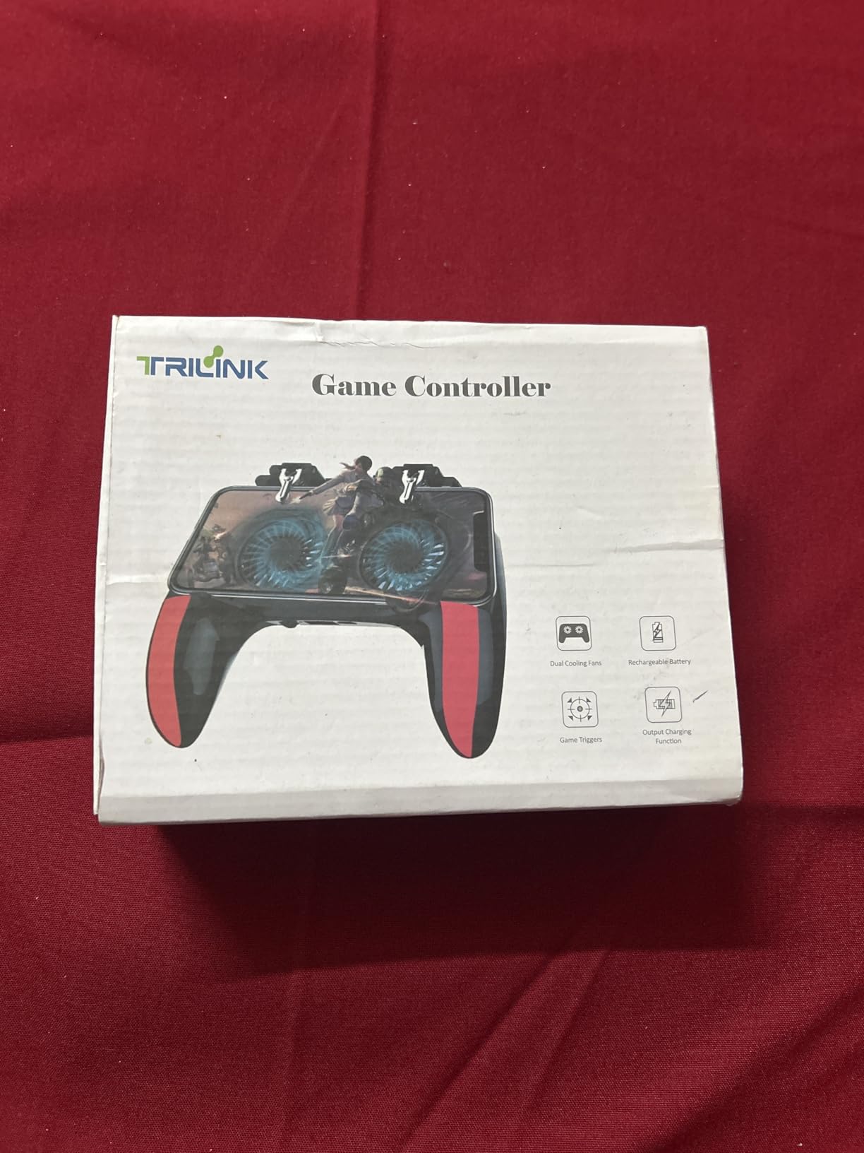 Mobile Game Controller with 4000mAh Power Bank & Cooling Fan, L1R1 Triggers Joystick for PUBG/Call of Duty/Fortnite customer photo 2