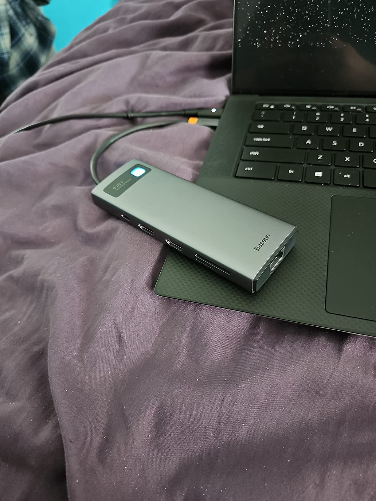 Baseus Laptop Docking Station Dual Monitor 4K@120Hz, 9 in 1 USB C Hub with 2 HDMI, 1000Mbps LAN, Max 85W PD, 3 USB, SD Card Reader, USB C Dock Compatible with iPhone 15/Mac/Dell/HP/Surface/Steam Deck customer photo 2