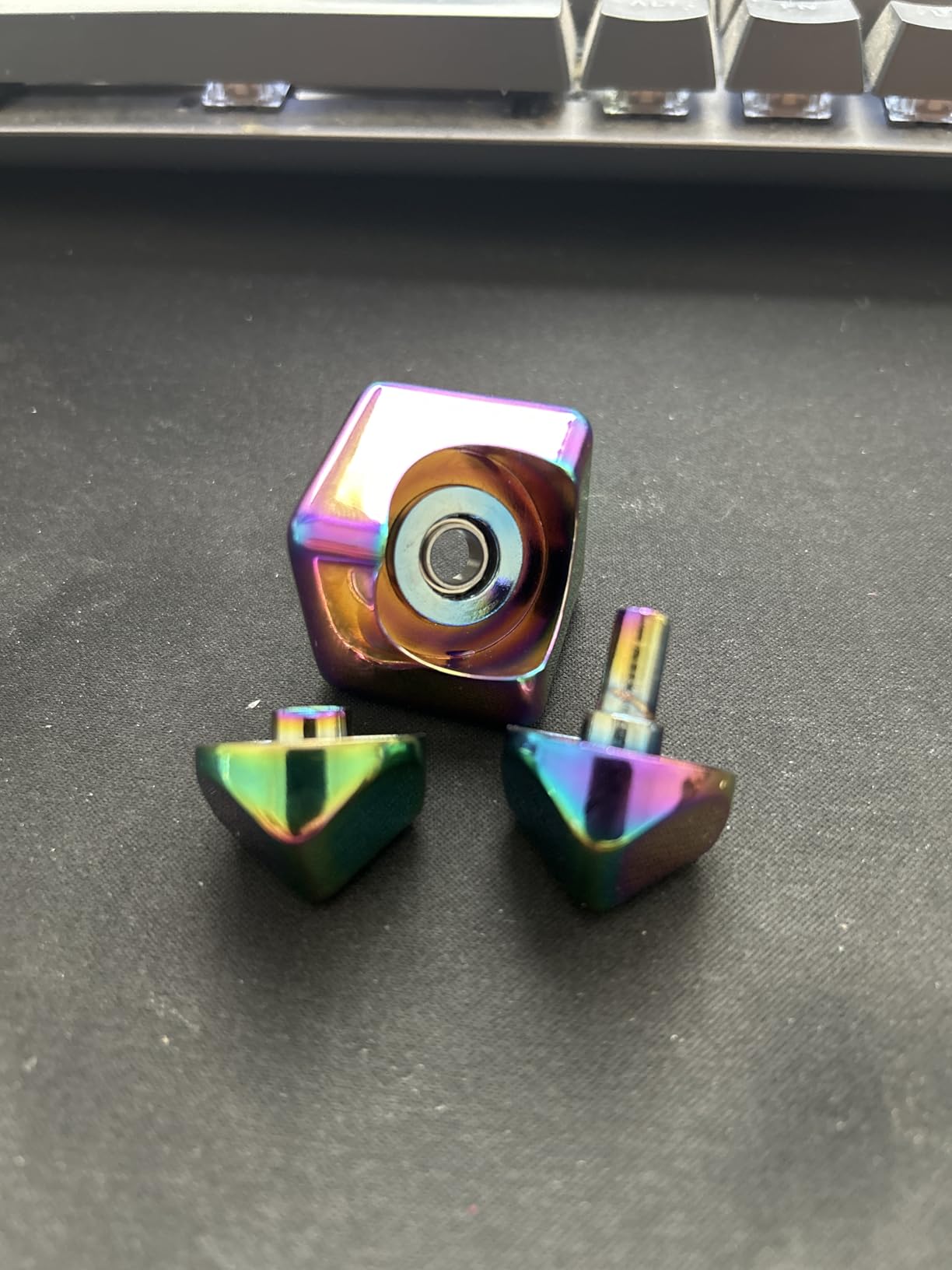 Fidget Spinner Toys Cube Adults, Easter Basket Stuffers for Teen Boys Metal Cool Stuff Desk Gadgets Office Toy for Teen Boy Small Anxiety Figette Sensory Toy ADHD Tool Fingears Figet Stress Gifts customer photo 1
