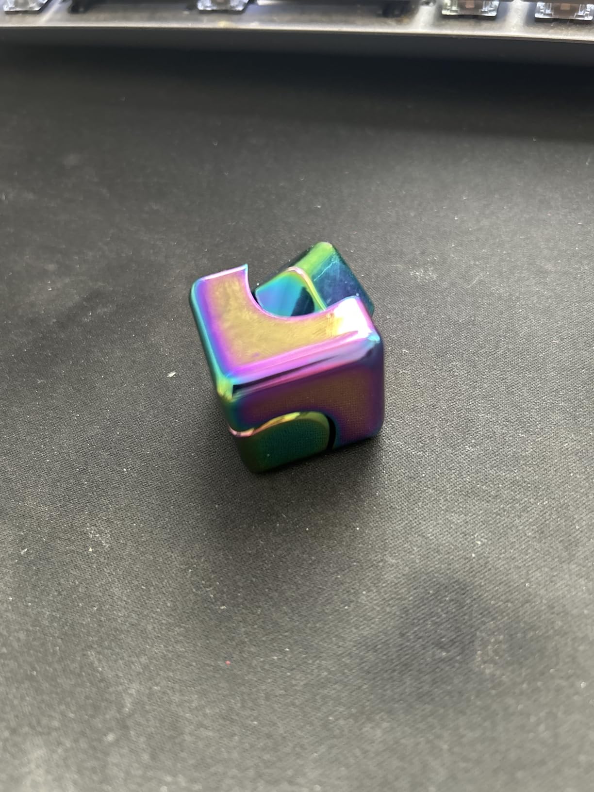 Fidget Spinner Toys Cube Adults, Easter Basket Stuffers for Teen Boys Metal Cool Stuff Desk Gadgets Office Toy for Teen Boy Small Anxiety Figette Sensory Toy ADHD Tool Fingears Figet Stress Gifts customer photo 2