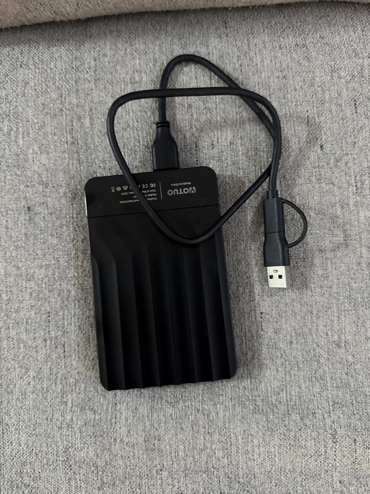 Portable External Hard Drive Storage Expansion Mobile HDD USB 3.0 for PC, Mac, Desktop, Laptop, PS4, PS5, Xbox One X/S, Xbox 360, Xbox Series X/S, Office & Game (Black, 500GB) customer photo 1