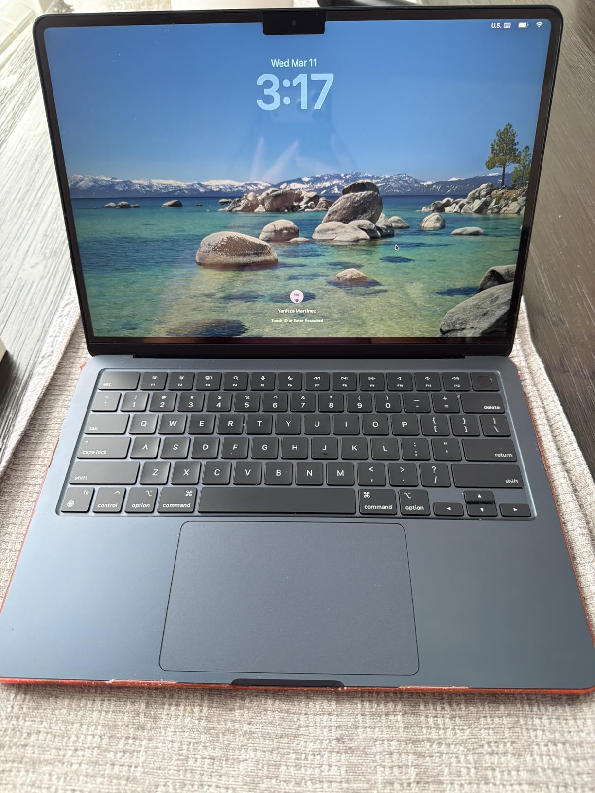 2022 MacBook Air Laptop with M2 chip: Built for Apple Intelligence, 13.6-inch Liquid Retina Display, 8GB RAM, 256GB SSD Storage, Backlit Keyboard, 1080p FaceTime HD Camera; Midnight customer photo 1