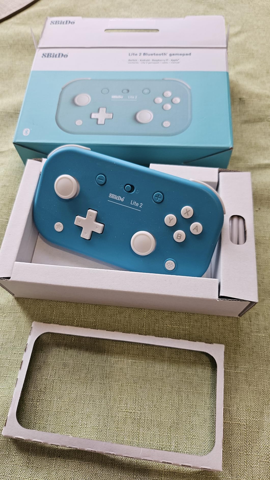 8BitDo Lite 2 Bluetooth Gamepad for Switch, Switch Lite, Android and Raspberry Pi (Turquoise) customer photo 1