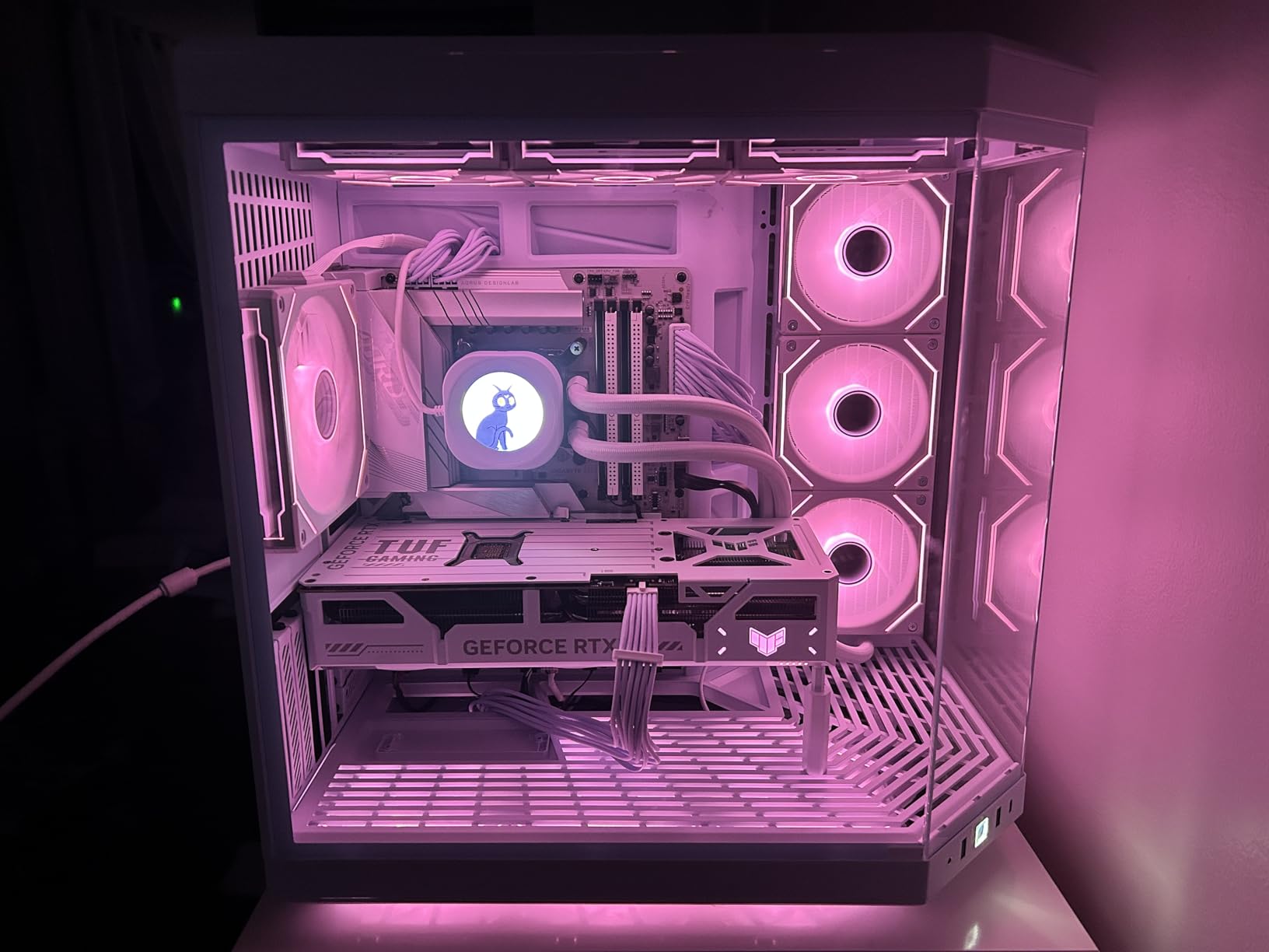 UNI Fan SL-Infinity 120mm-Triple Pack-ARGB Fan-Infinity Mirror-Daisy-Chain Design-Customizable Lighting Effects-One Cable Connection-with Controller-White-(UF-SLIN120-3W) customer photo 1