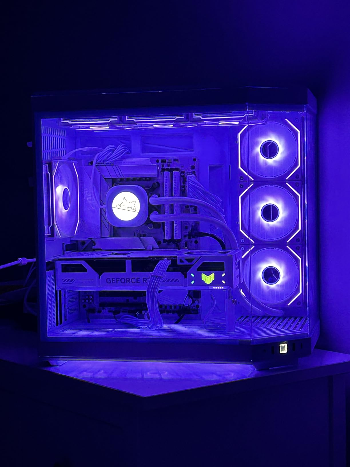 UNI Fan SL-Infinity 120mm-Triple Pack-ARGB Fan-Infinity Mirror-Daisy-Chain Design-Customizable Lighting Effects-One Cable Connection-with Controller-White-(UF-SLIN120-3W) customer photo 2