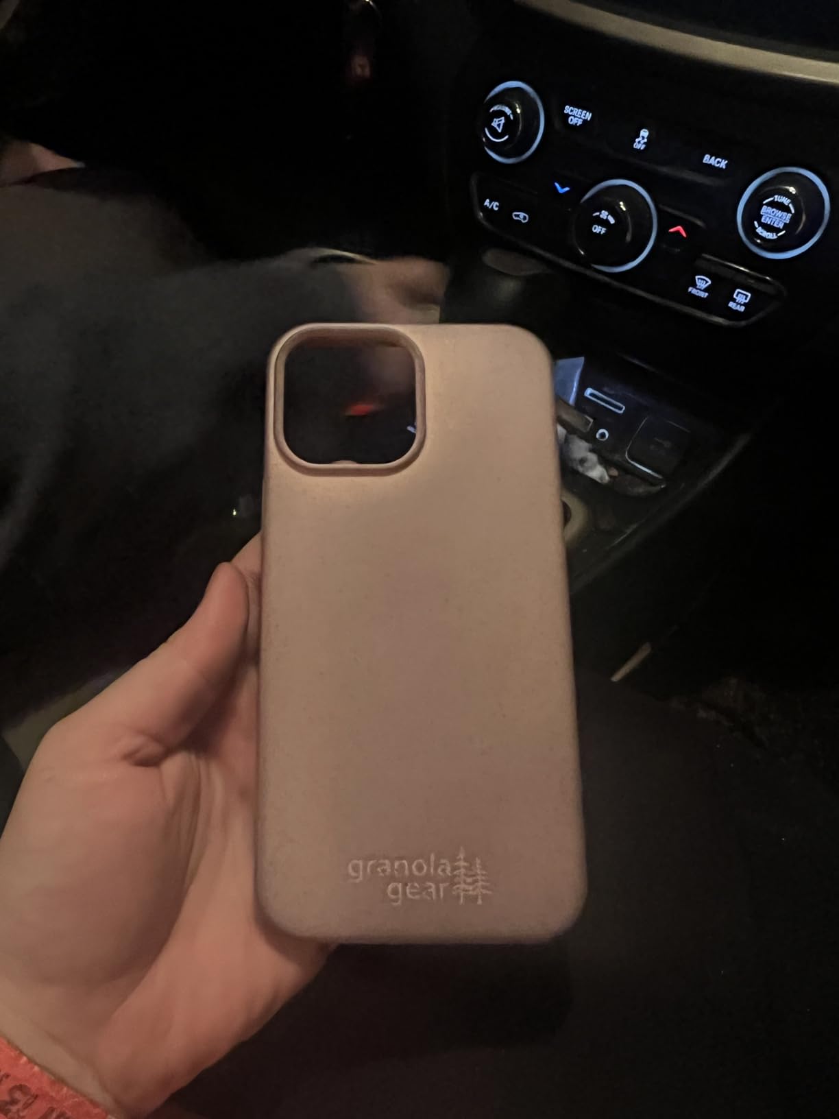 Eco by GranolaGear - Eco-Friendly Phone Case for iPhone 13 - Biodegradable, Compostable, Plastic-Free, Made from Plants - Alpine Snow customer photo 1