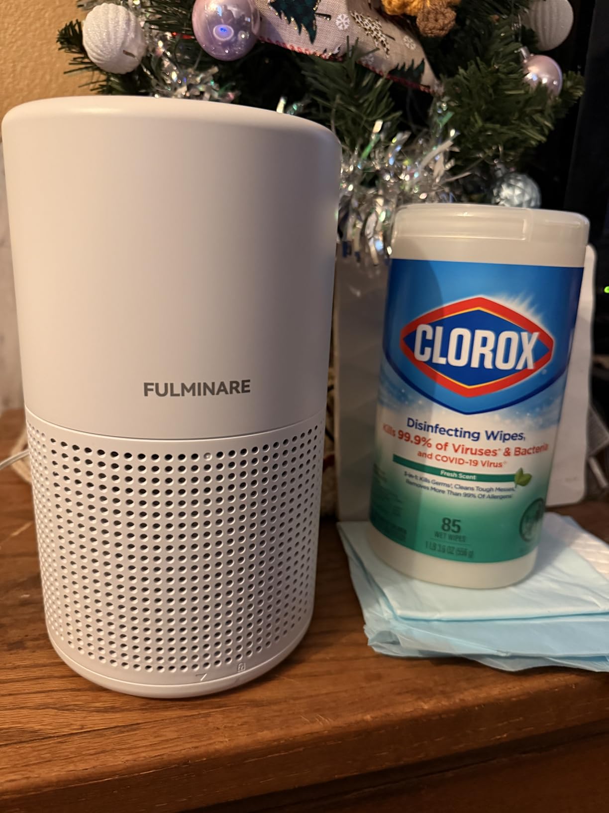 FULMINARE Air Purifiers for Bedroom, H13 True HEPA Air Filter, Quiet Air Cleaner With Night Light, Portable Small Air Purifier customer photo 1
