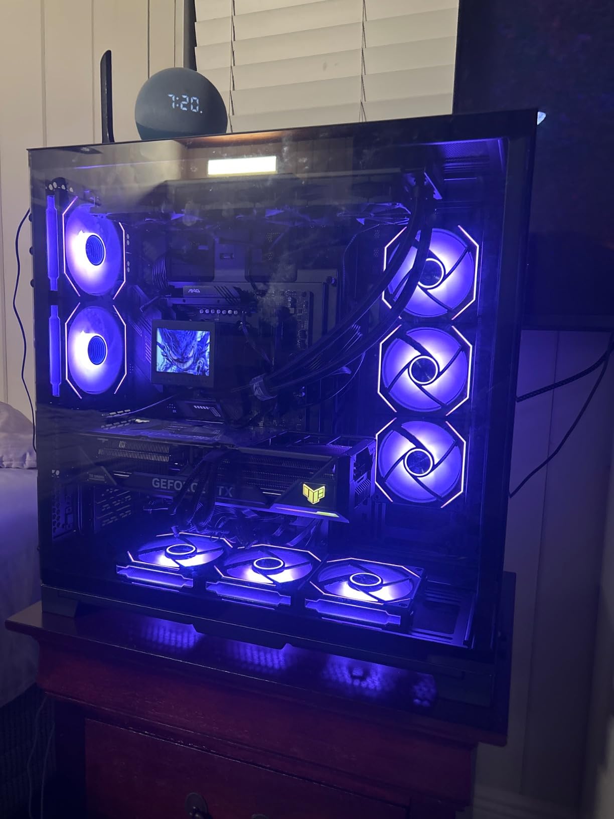 UNI Fan SL-INF 120 RGB Infinity Mirror ARGB 120mm Black Desktop Computer Fan customer photo 2