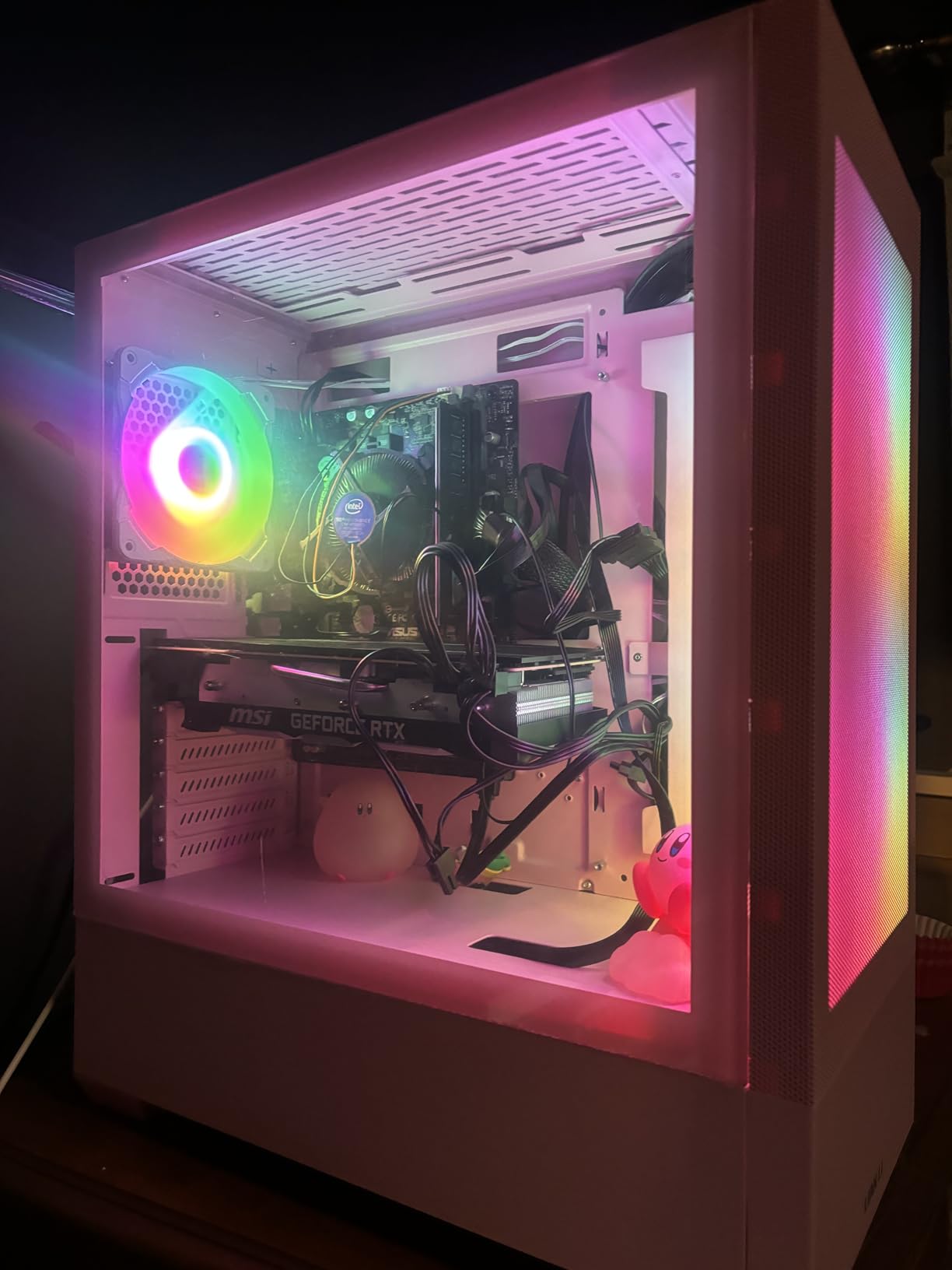 Lian Li LANCOOL 205M MESH - High Airflow Micro ATX PC Case, RGB Gaming Computer Case, Mesh Front Panel Mid-Tower Chassis with 2x140mm ARGB PWM Fans Pre-Installed, Tempered Glass Side Panel, Black customer photo 2