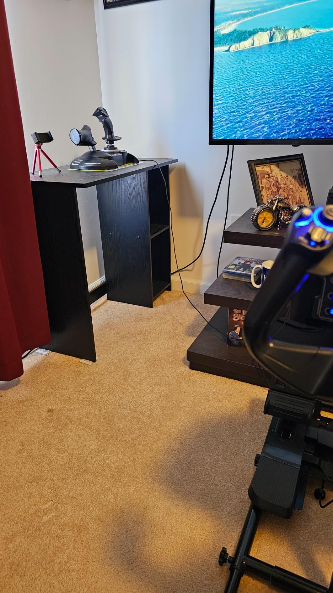 Turtle Beach VelocityOne Universal Stand for Flight Simulation & Racing Simulation Accessories with adjustable height=