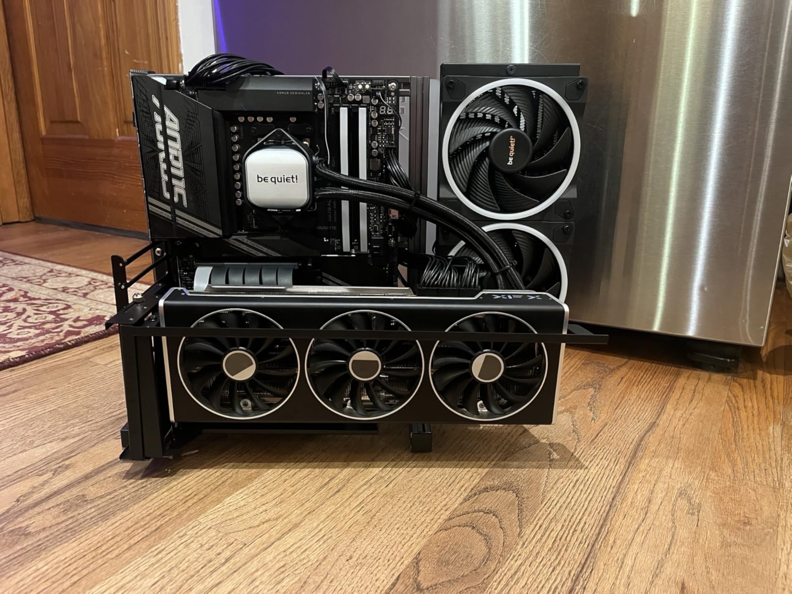 be quiet! Pure Loop 2 FX 280mm, CPU Liquid Cooler for Intel Core i3/i5/i7 or AMD Ryzen 3/5/7, ARGB LED Illumination, 2X Light Wings PWM high-Speed Fan -BW014 customer photo 2