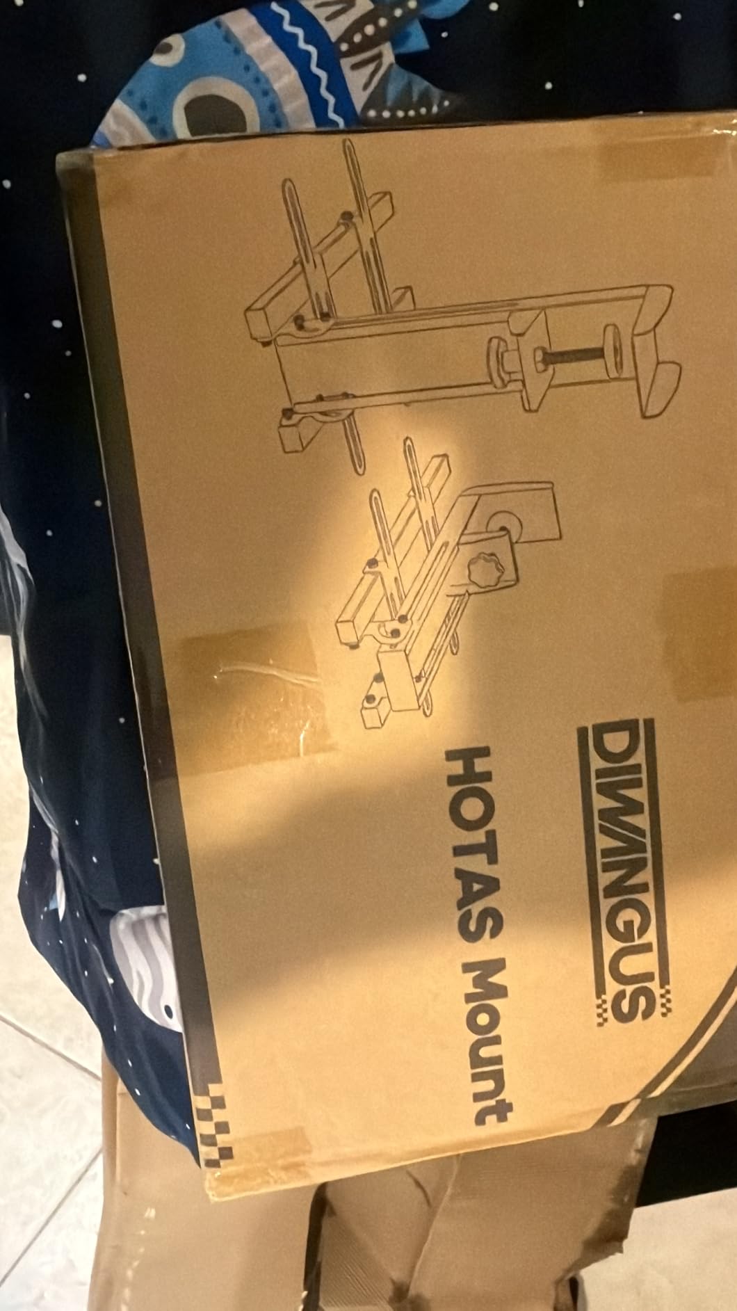 DIWANGUS Hotas Mount Foldable Desk Mount for Flight Joystick Throttle Hotas Joystick Mount for X52/X52 Pro/X56 T16000M/HOTAS Warthog/T Flight One/4/TCA/VKB Gladiator NXT/VPC WARBRD (2PCS) customer photo 1
