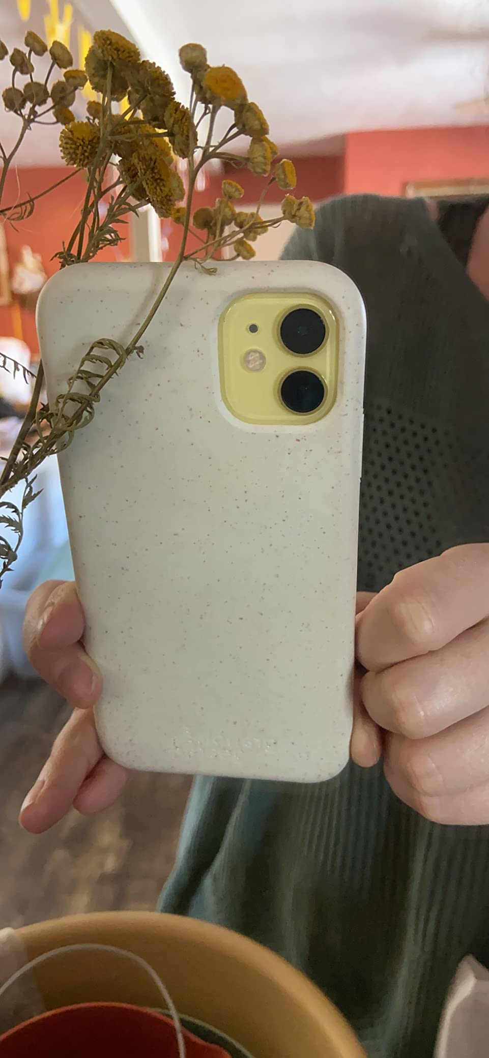 Eco by GranolaGear - Eco Friendly Phone Case for iPhone 11 by GranolaGear - Biodegradable, Compostable, Plastic-Free, Made from Plants - Pacific Blue customer photo 2