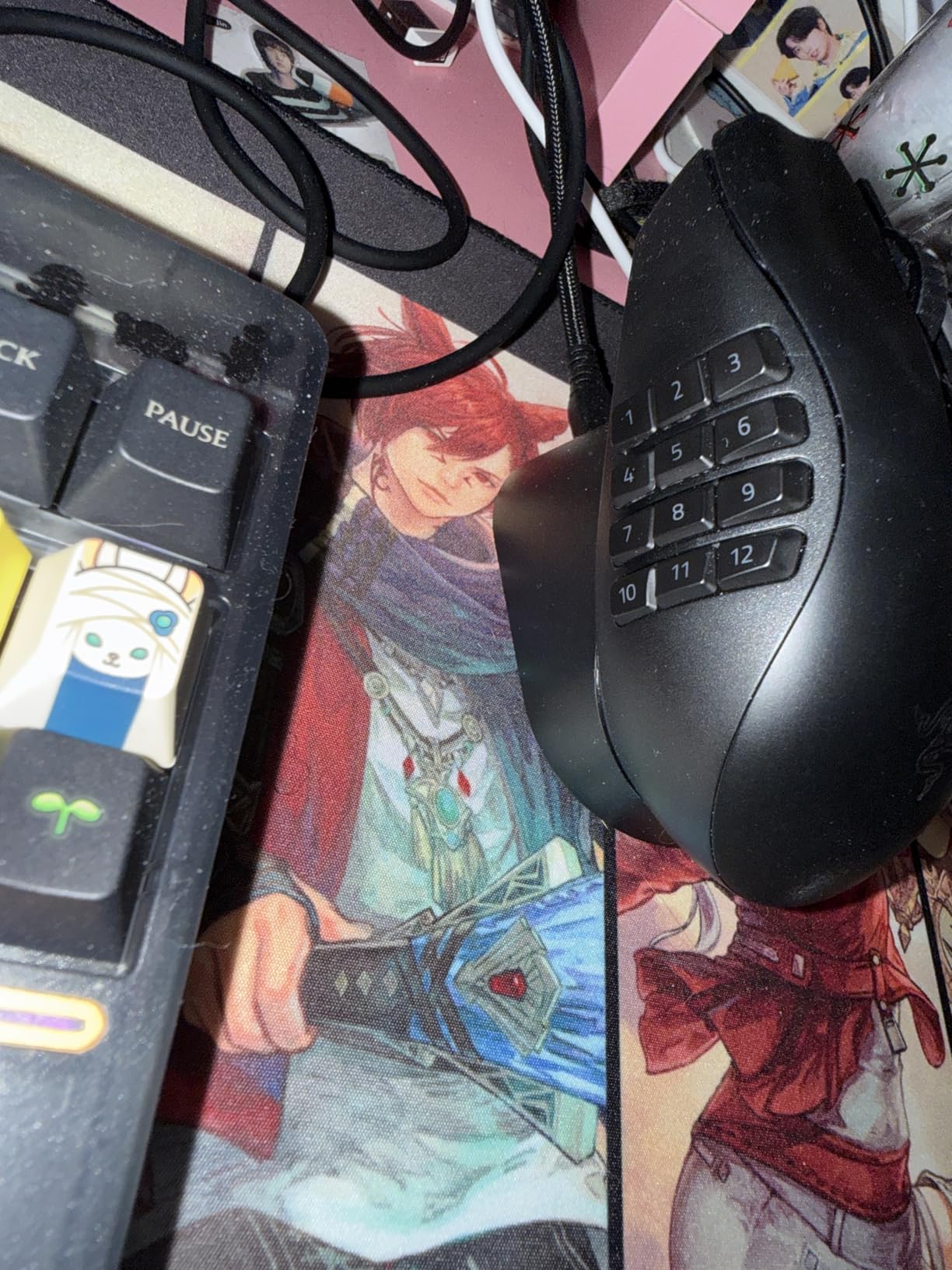 Razer Mouse Dock Pro with Wireless Charging Puck: Magnetic Wireless Charging - Integrated HyperPolling 8K Hz Transceiver - Anti-Slip Base - Chroma RGB Lighting - Classic Black customer photo 2