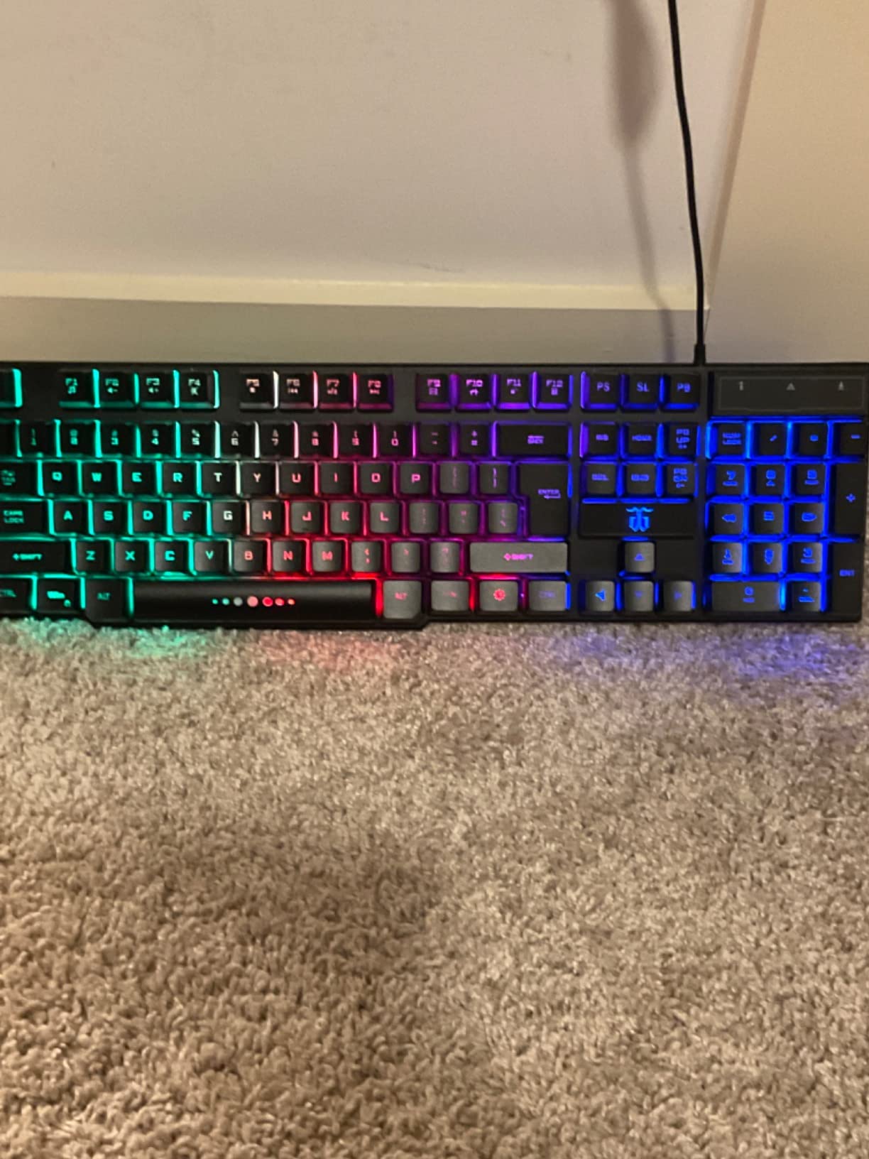 Gaming Keyboard and Mouse,Headphones,Mouse pad，All in One Combo for PC Gamers and Xbox and PS4 Users customer photo 2