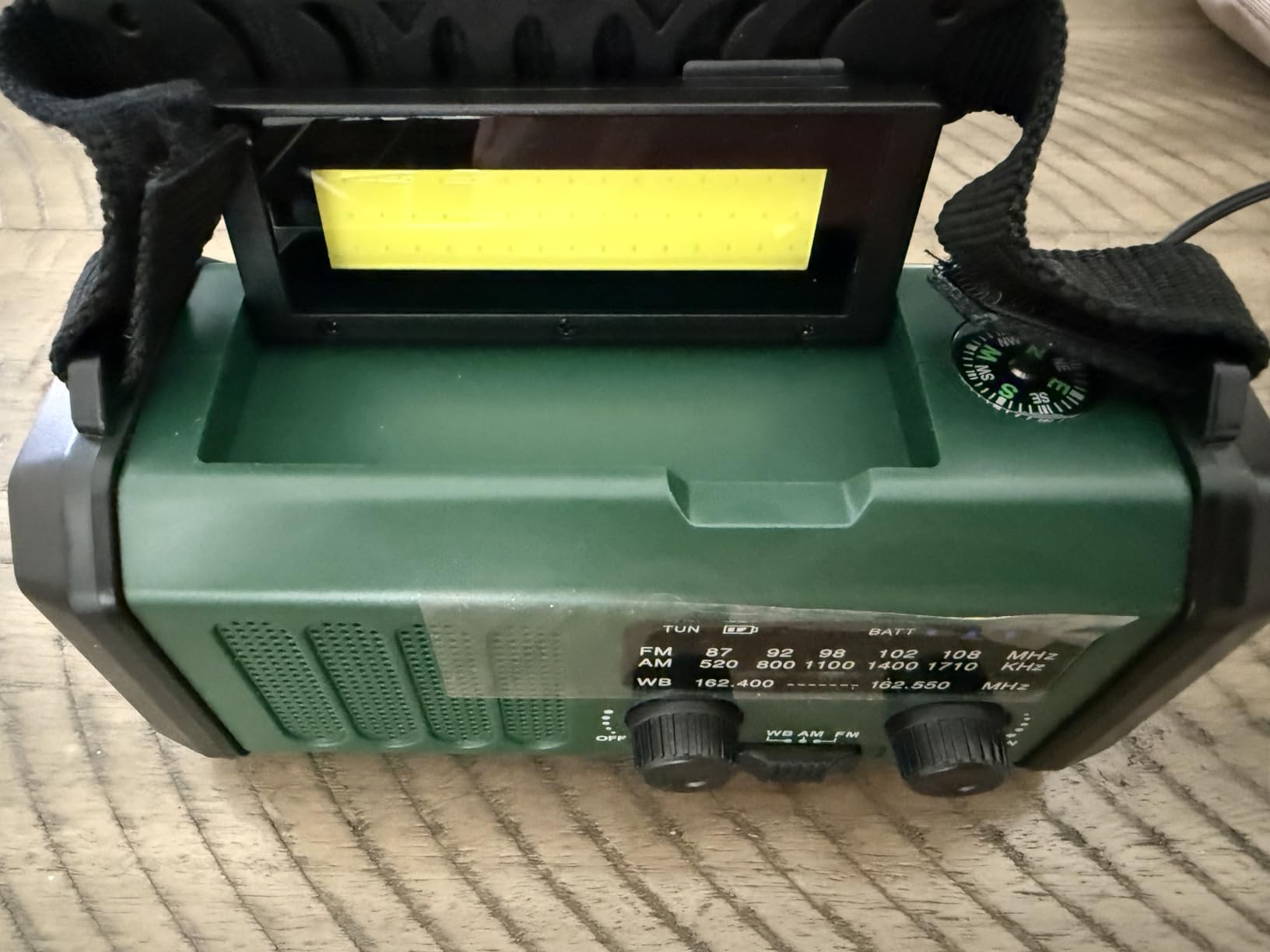 Hand Crank Emergency Radio, NOAA Weather Radio with AM/FM Solar Radio,10000mAh Rechargeable Battery Powered, USB-C Charger, Flashlight, SOS Alarm, for Storm, Hurricanes Outdoor Survival Emergencies customer photo 2