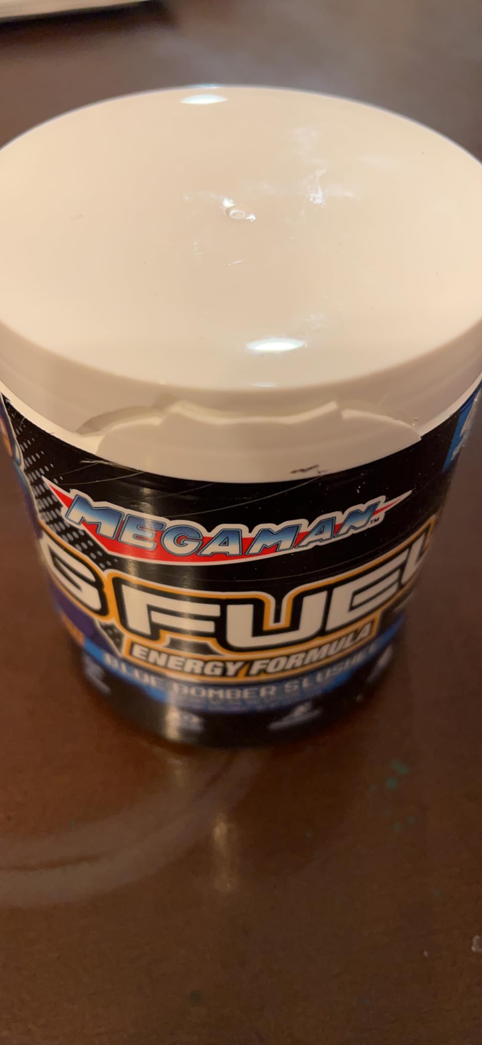 G Fuel Megaman Energy Drink Powder, Pre Workout Caffeine Mix for Gaming, Sugar Free Focus Amino, Vitamin + Antioxidants, 9.9oz (Blue Slushee, 40 Servings) customer photo 1