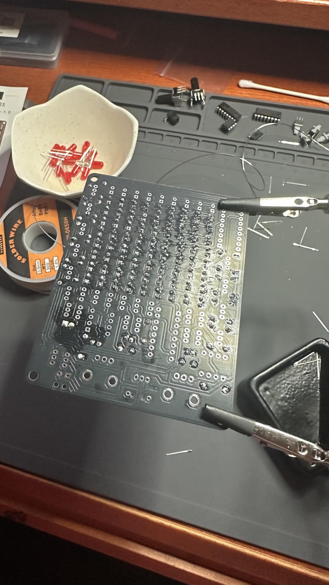 Gikfun LED Chaser Soldering Practice Kit PCB Board 81 LEDs for STEM Electronics School Learning Project DIY EK1974 customer photo 1