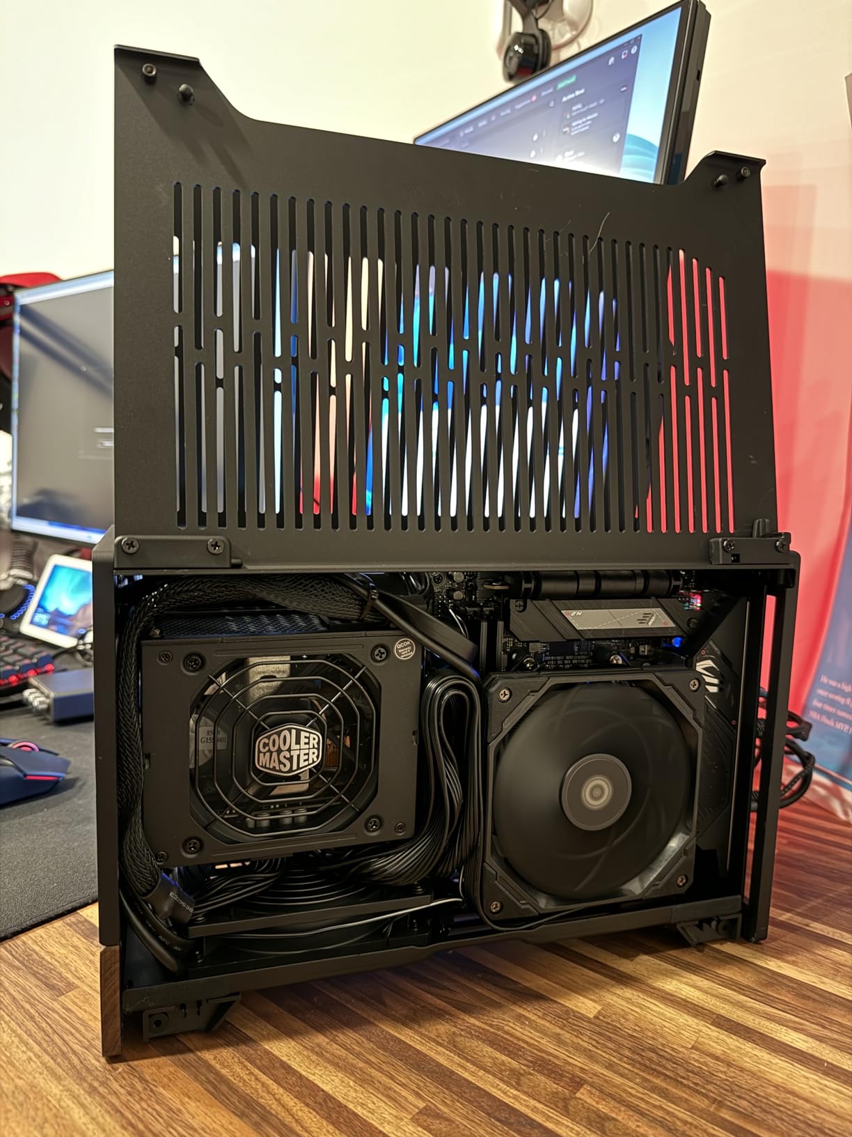 ID-COOLING IS-55 Black CPU Cooler Low Profile 57mm Height CPU Air Cooler 5 Heatpipes 120x120x15mm Slim Fan, CPU Fan for Intel LGA1851/1700/115X/1200; AMD AM4/AM5 customer photo 1
