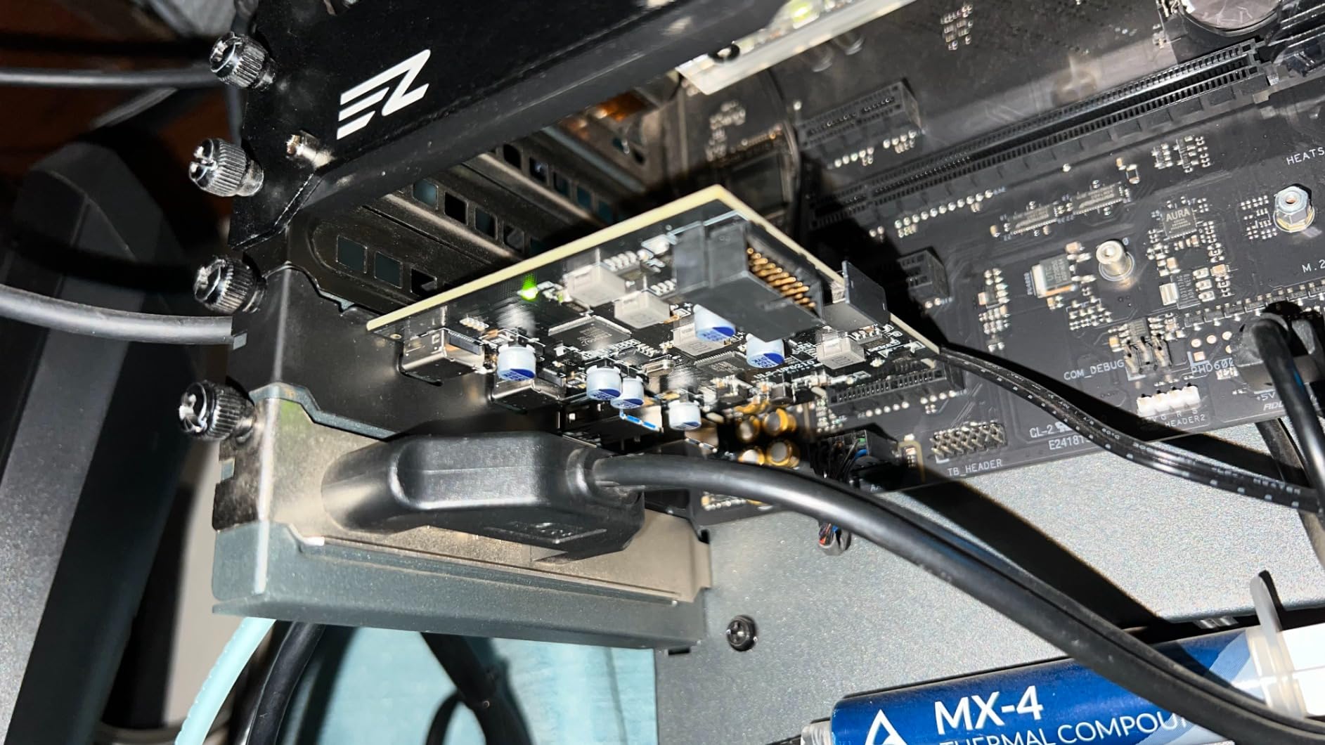 6-Ports USB PCIe Card PCI Express to Type C(2),USB Type-A(2) Expansion Card with Internal 19 Pin Connector/Type E(A-Key) Front Panel Adapter for Desktop PC Support Window/11/10/ and Linux customer photo 1