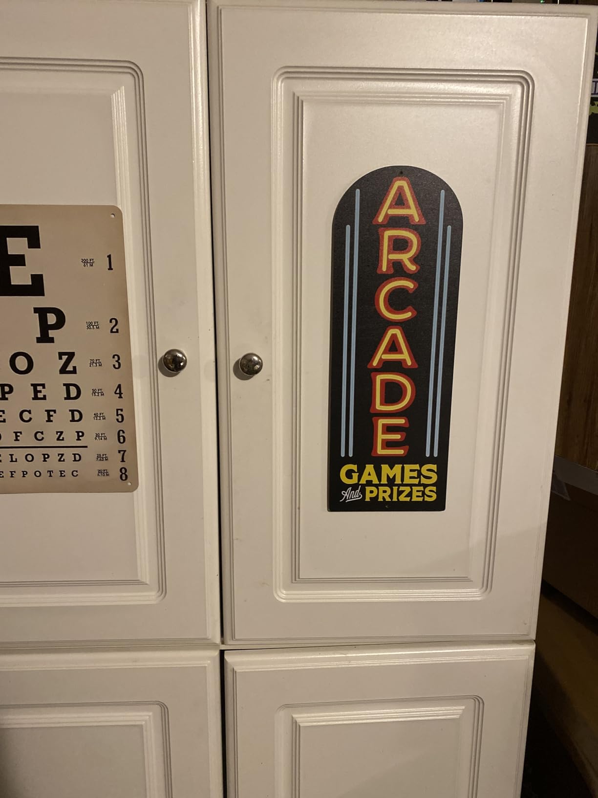 Arcade Games Arrow Metal Sign - Vintage Arcade Sign for Game Room or Man Cave customer photo 1