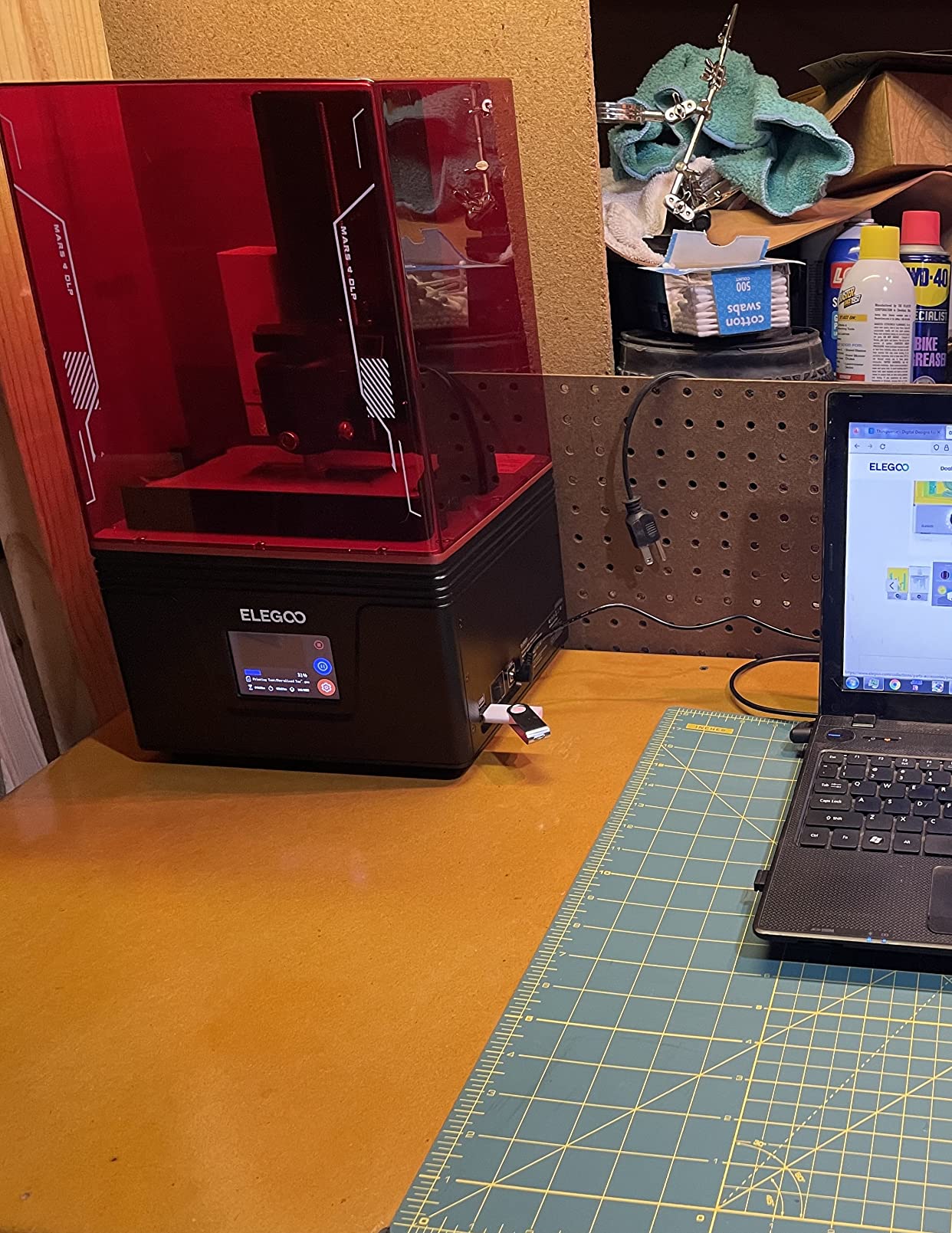 ELEGOO Mars 4 DLP 3D Printer, Desktop Resin 3D Printer with Ultra-Quiet Printing, 20000+ Hours Service Life, and Ultra-Low Operating Power, Printing Size of 5.22 × 2.94 × 5.9 inches customer photo 2