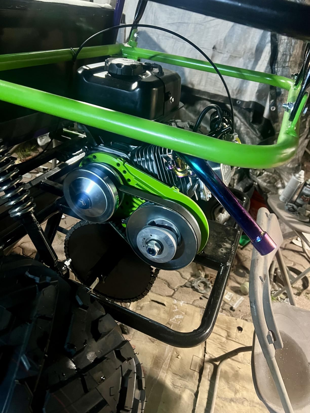 Seat Slider Kit with Hardware - Fits Go Kart, Go Cart, Bucket Seats - Universal customer photo 2
