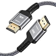 Highwings 4K Long HDMI Cable 50FT, High Speed 18Gbps 2.0 Braided Cord-Supports (1080P 30Hz HDR,Video Ultra HD 1080p 3D HDCP 2.2 ARC-Compatible with PS4/3 Roku TV/HDTV/PS5/Blu-ray customer photo 1