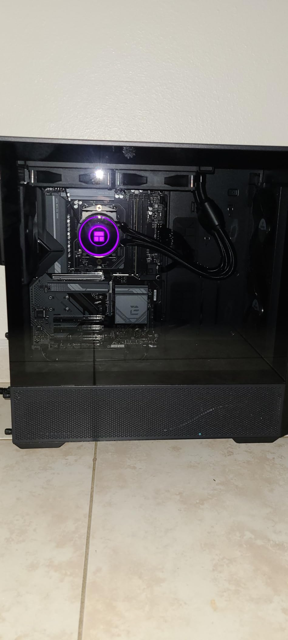 Thermalright Frozen Notte 240 Black ARGB V2 Water Cooling CPU Cooler,240Black CPU Cooler Specifications, Double PWM Fans, S-FDB Bearings, Suitable for AMD/AM4 AM5,Intel LGA 1700/1150/1151/1200/2011 customer photo 2