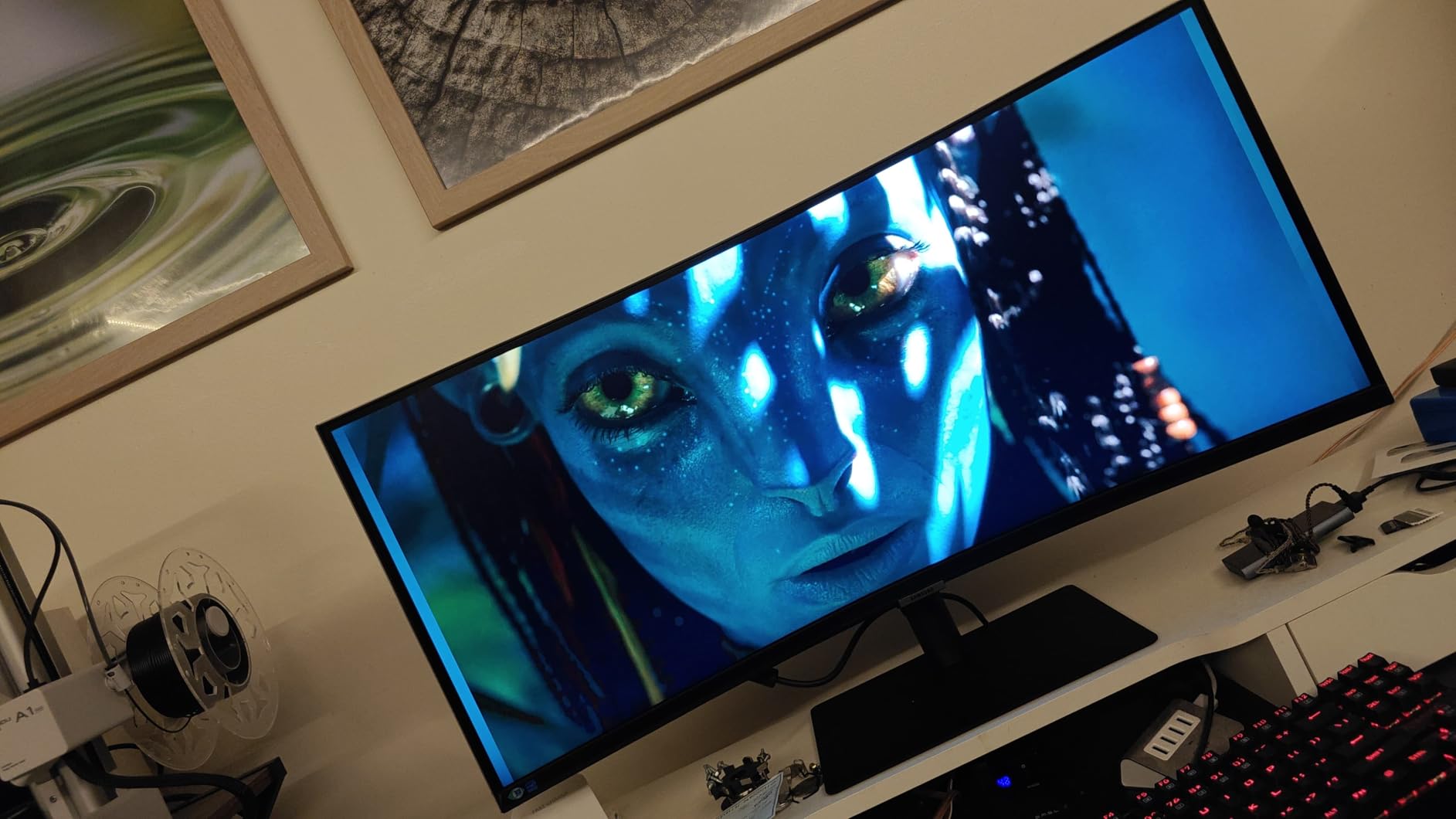SAMSUNG Viewfinity S65UA Series 34-Inch Ultrawide QHD Curved Monitor, 100Hz, USB-C, HDR10, Height Adjustable Stand customer photo 1