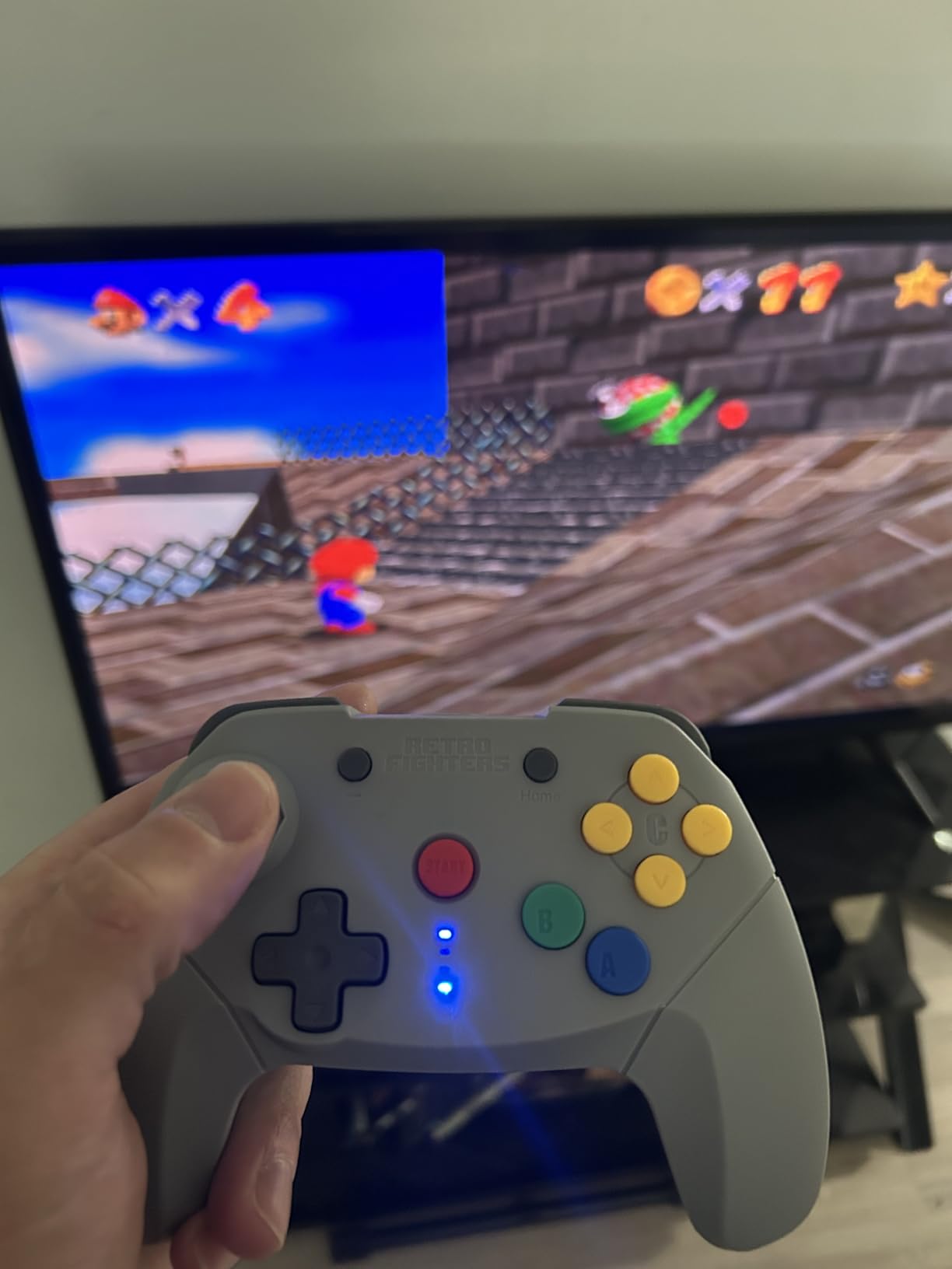 Retro Fighters Brawler64 Wireless Nintendo Switch Controller Online Bluetooth NSO Edition, Gray customer photo 2