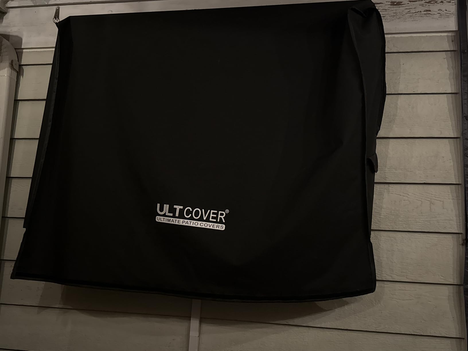 ULTCOVER Waterproof Outdoor TV Cover for 42-45 inch Outside Flat Screen Televisions with Mounts and Stands, Black customer photo 2