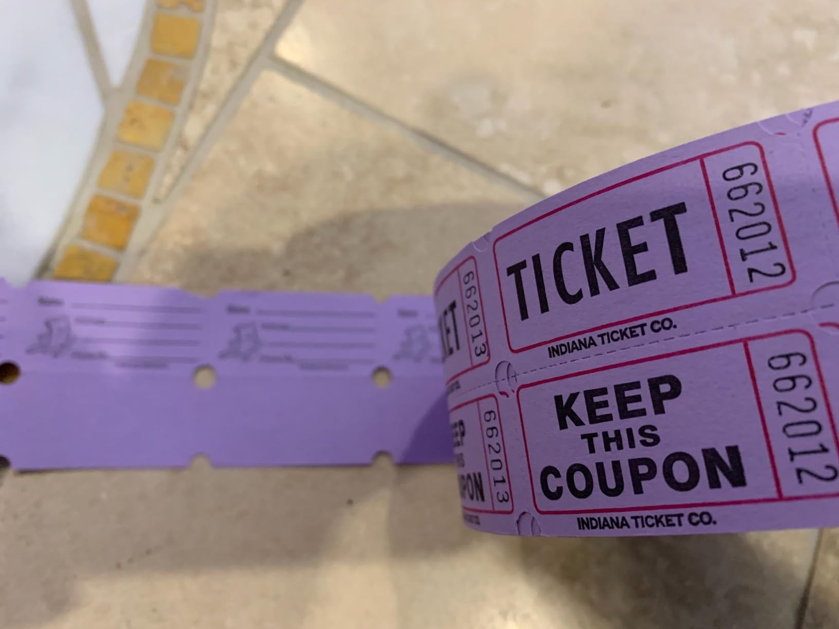 Double Roll Raffle Event Tickets - Full Set of 8 Colors (8 Rolls of 2000 Tickets Each) customer photo 2