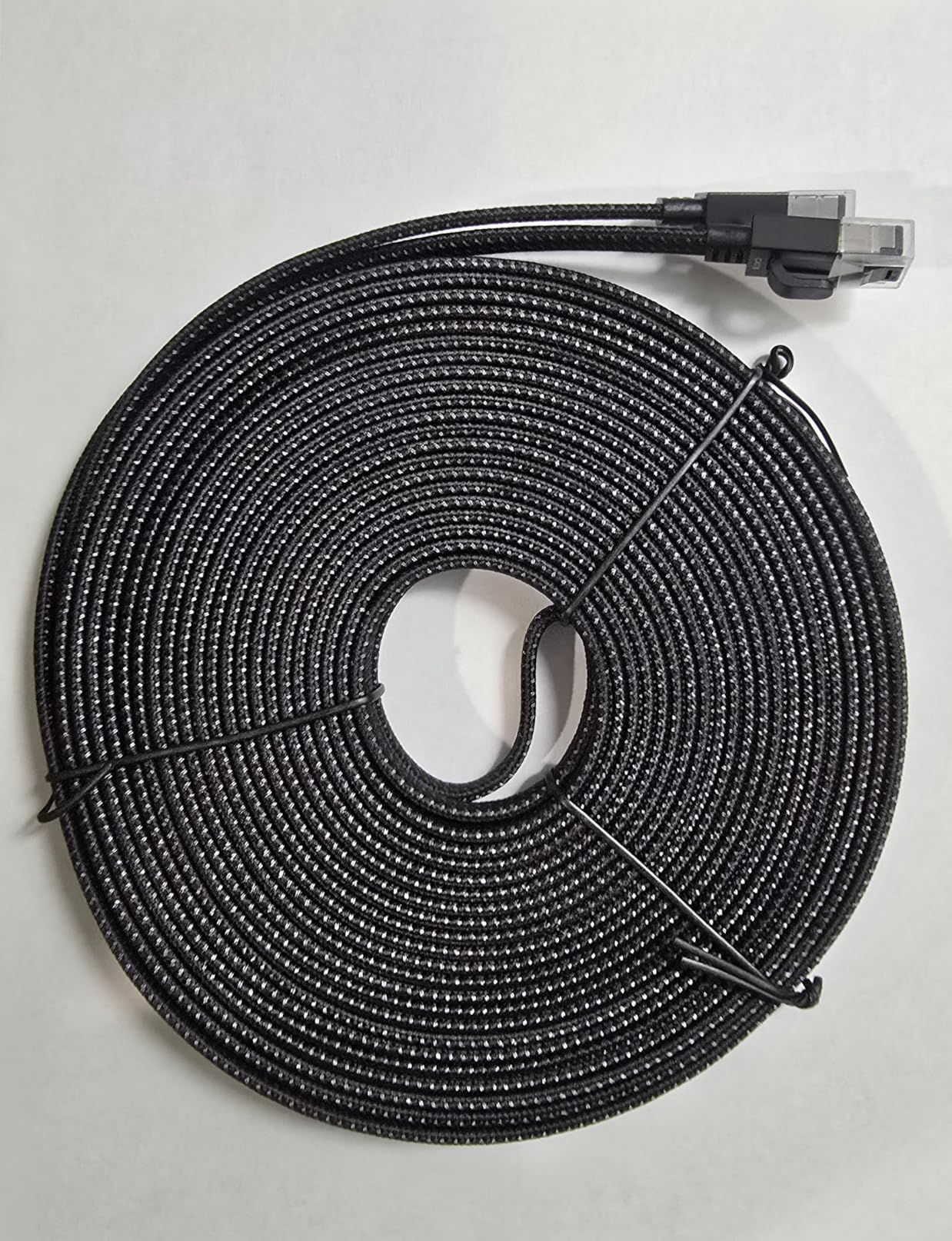 Smolink Ethernet Cable 50 ft, Cat 8 Ethernet Cable with 40Gbps 2000Mhz High Speed Ethernet Cable, Shielded Heavy Duty SFTP RJ45 LAN Cable Patch Cord for Modem Router Gaming PC PS4/5/6 Xbox, Black customer photo 1