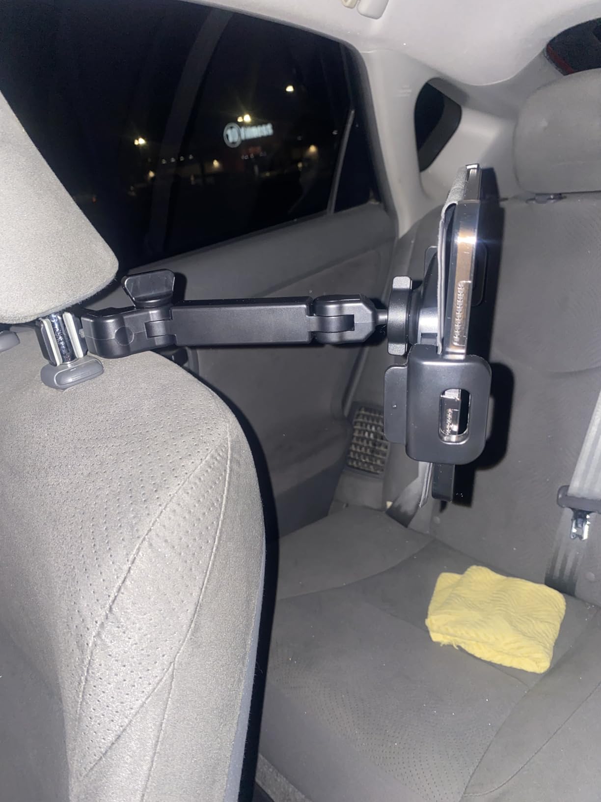 Lamicall Car Headrest Tablet Holder - [3 in 1 Extension Arm] Adjustable Tablet Car Mount for Back Seat, Gifts Road Trip Essentials for Kids, for 4.7-11