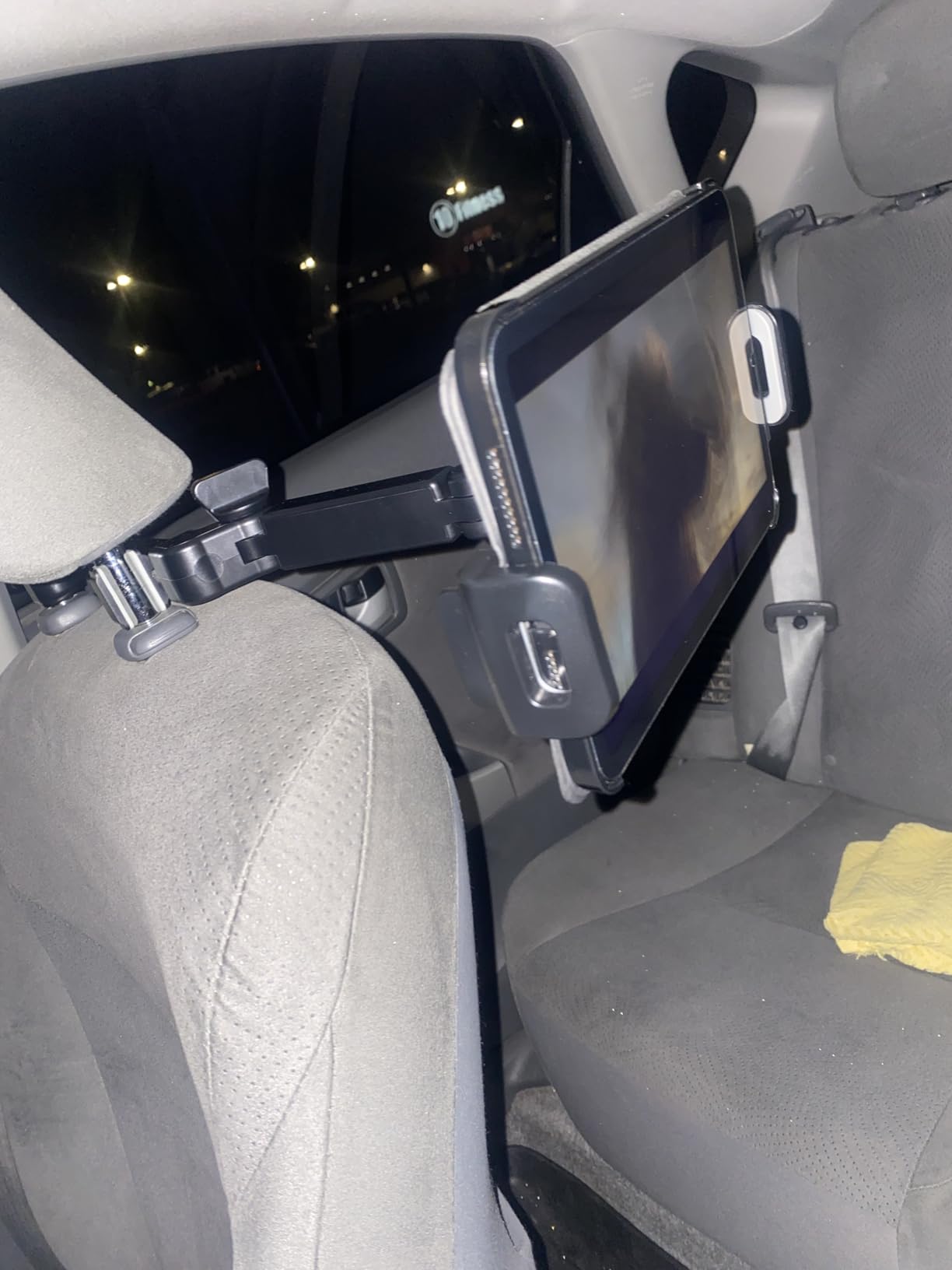 Lamicall Car Headrest Tablet Holder - [3 in 1 Extension Arm] Adjustable Tablet Car Mount for Back Seat, Gifts Road Trip Essentials for Kids, for 4.7-11