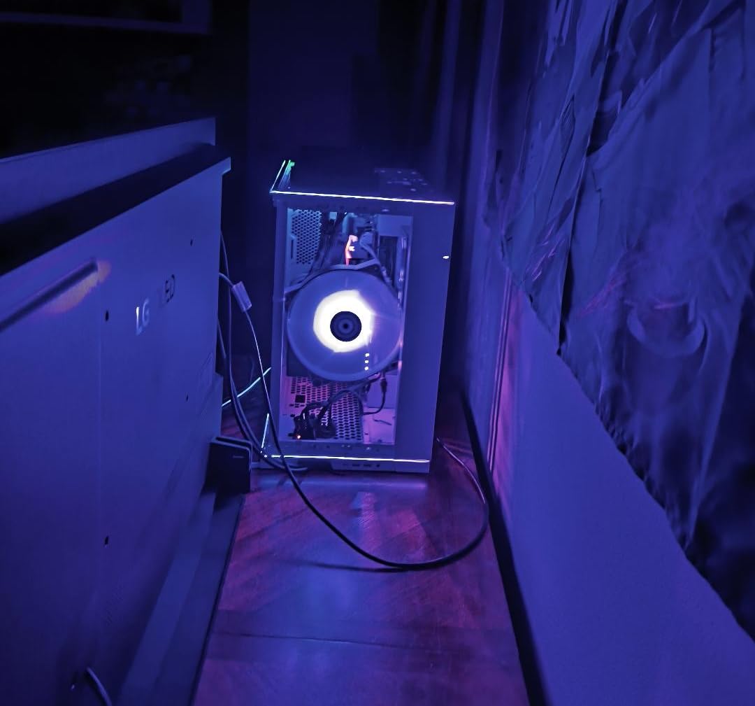 Thermaltake CT120 ARGB Sync PC Cooling Fan (2-Fan Pack), 5V Motherboard Sync, 16.8 Million Colors 9 Addressable LEDs, 120 mm Hydraulic Bearing Case/Radiator Fan, CL-F149-PL12SW-A customer photo 2