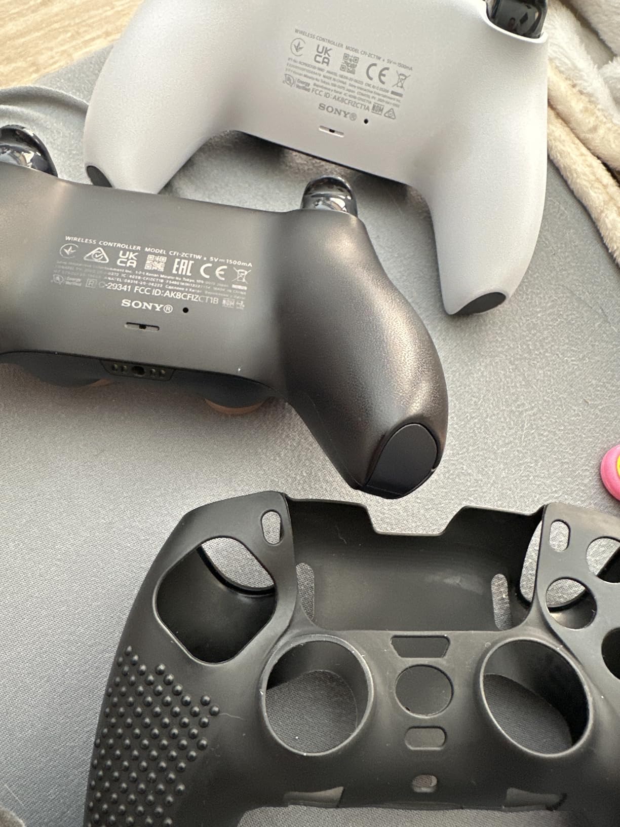 PS5 Edge Controller Cover - Protective Case for PlayStation 5 Edge with 4PCS Thumb Grip Caps & L2 R2 Trigger Extender (PS5 Edge) customer photo 2